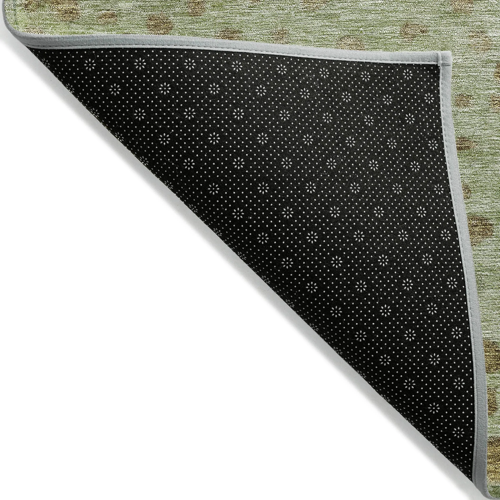 Machine Washable Indoor/ Outdoor Abstract Modern Chantille Rug