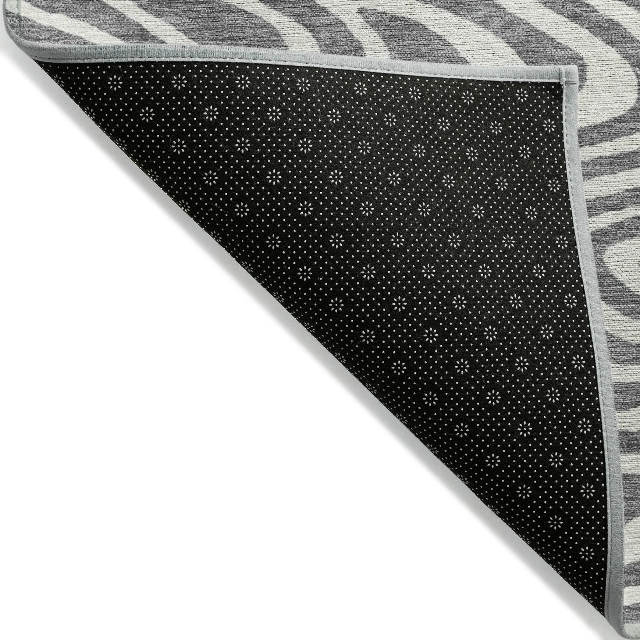 Machine Washable Indoor/ Outdoor Abstract Modern Chantille Rug