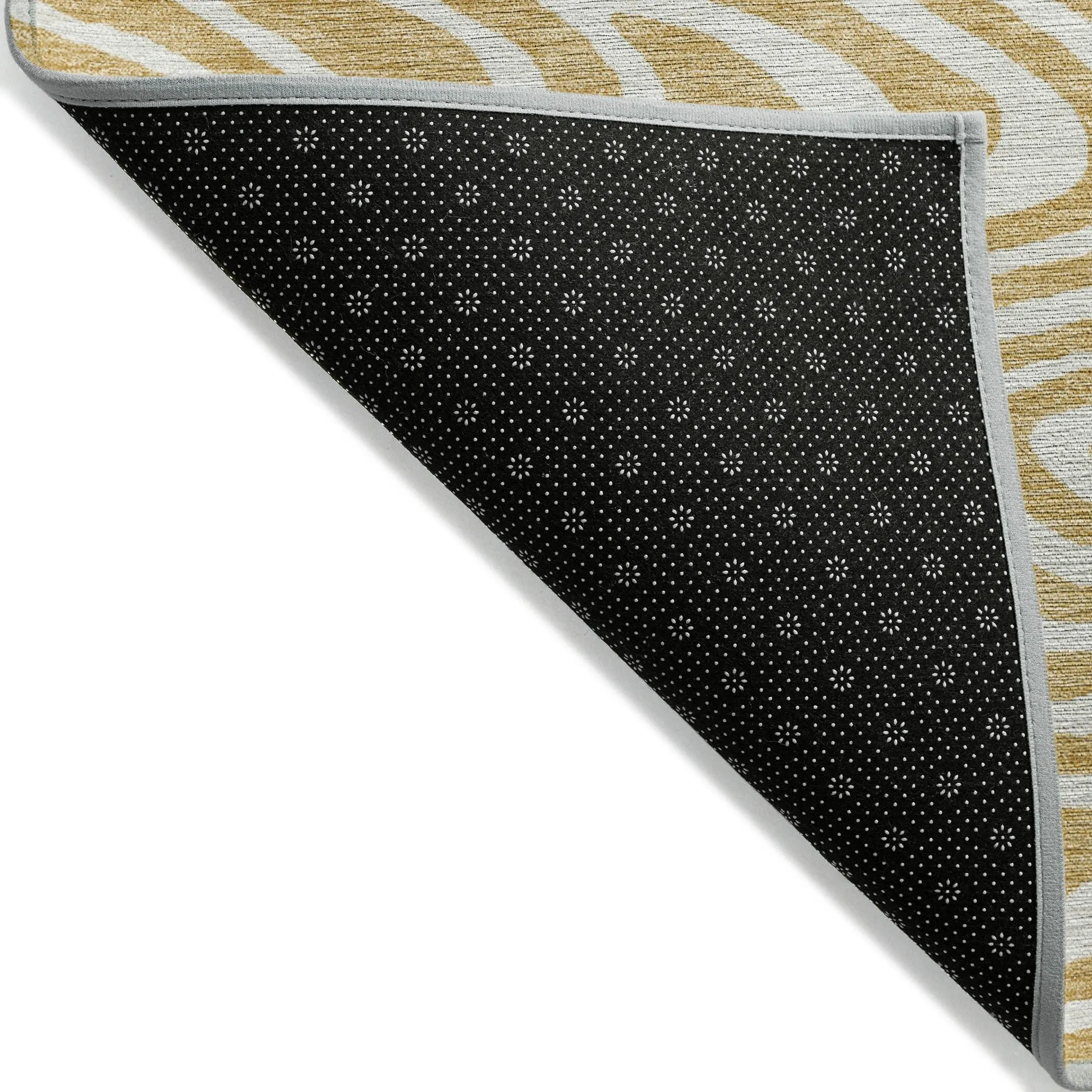 Machine Washable Indoor/ Outdoor Abstract Modern Chantille Rug