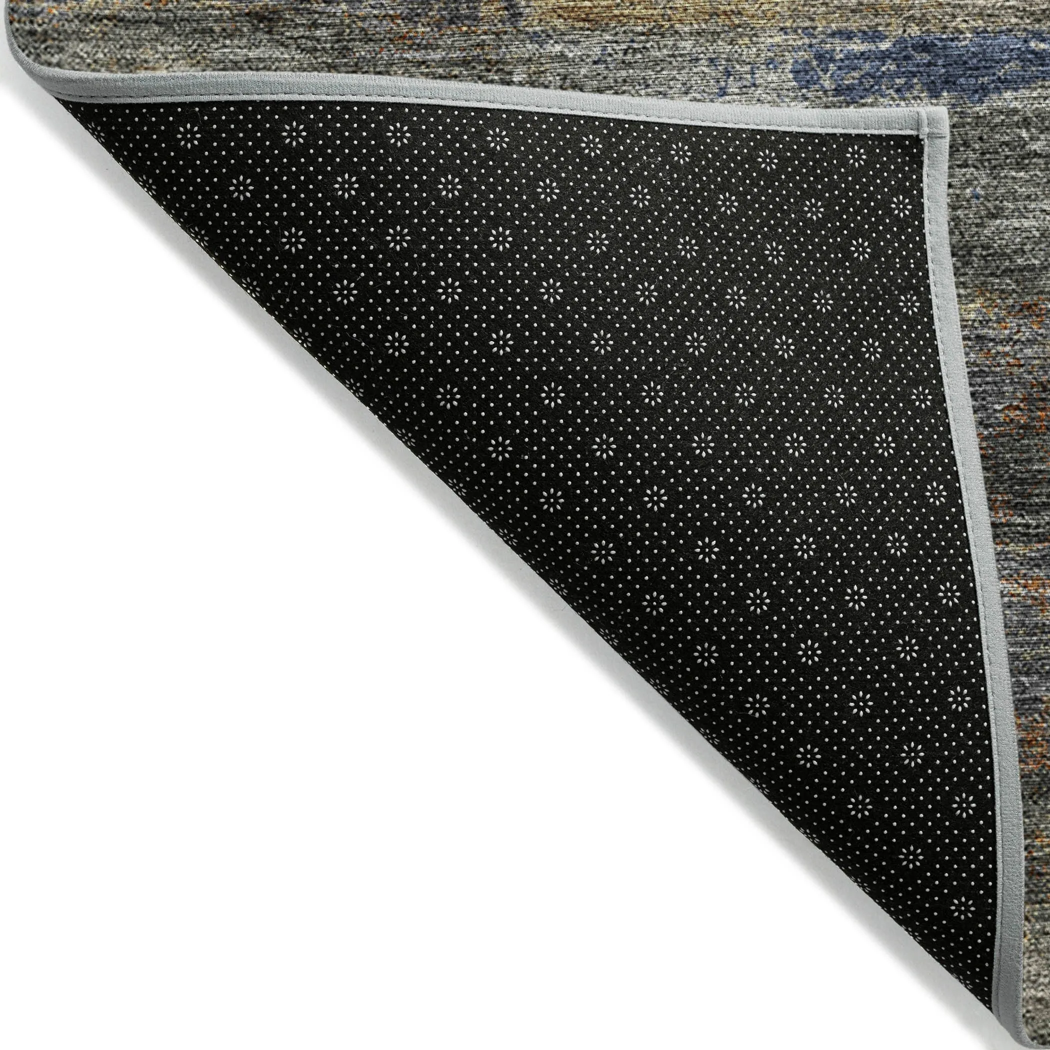 Machine Washable Indoor/ Outdoor Abstract Modern Chantille Rug