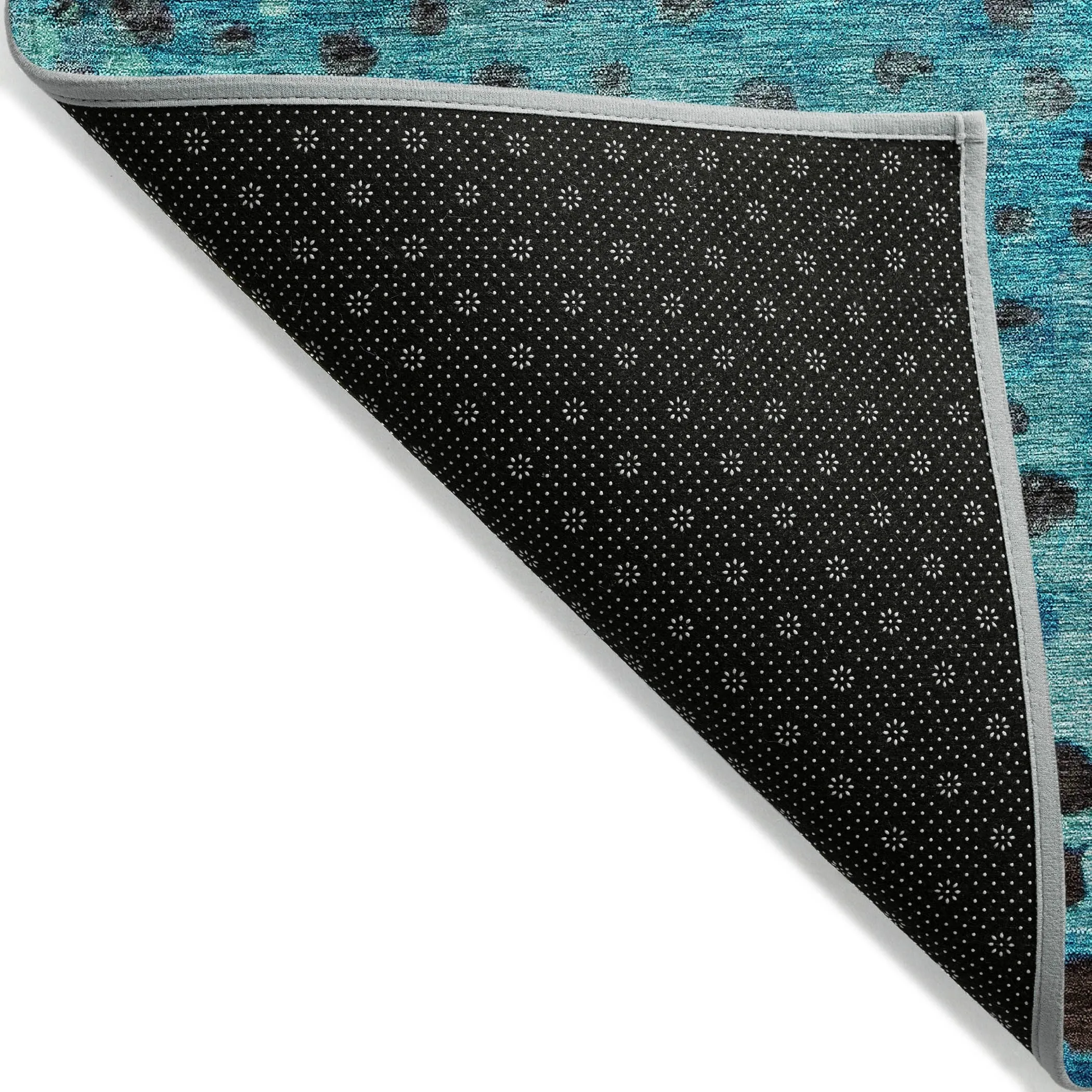 Machine Washable Indoor/ Outdoor Abstract Modern Chantille Rug