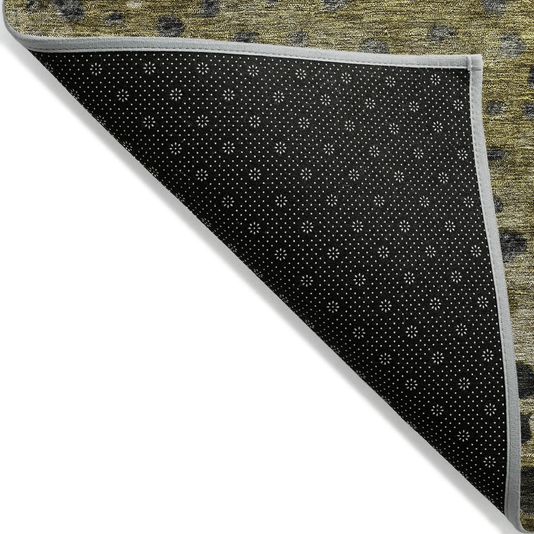 Machine Washable Indoor/ Outdoor Abstract Modern Chantille Rug