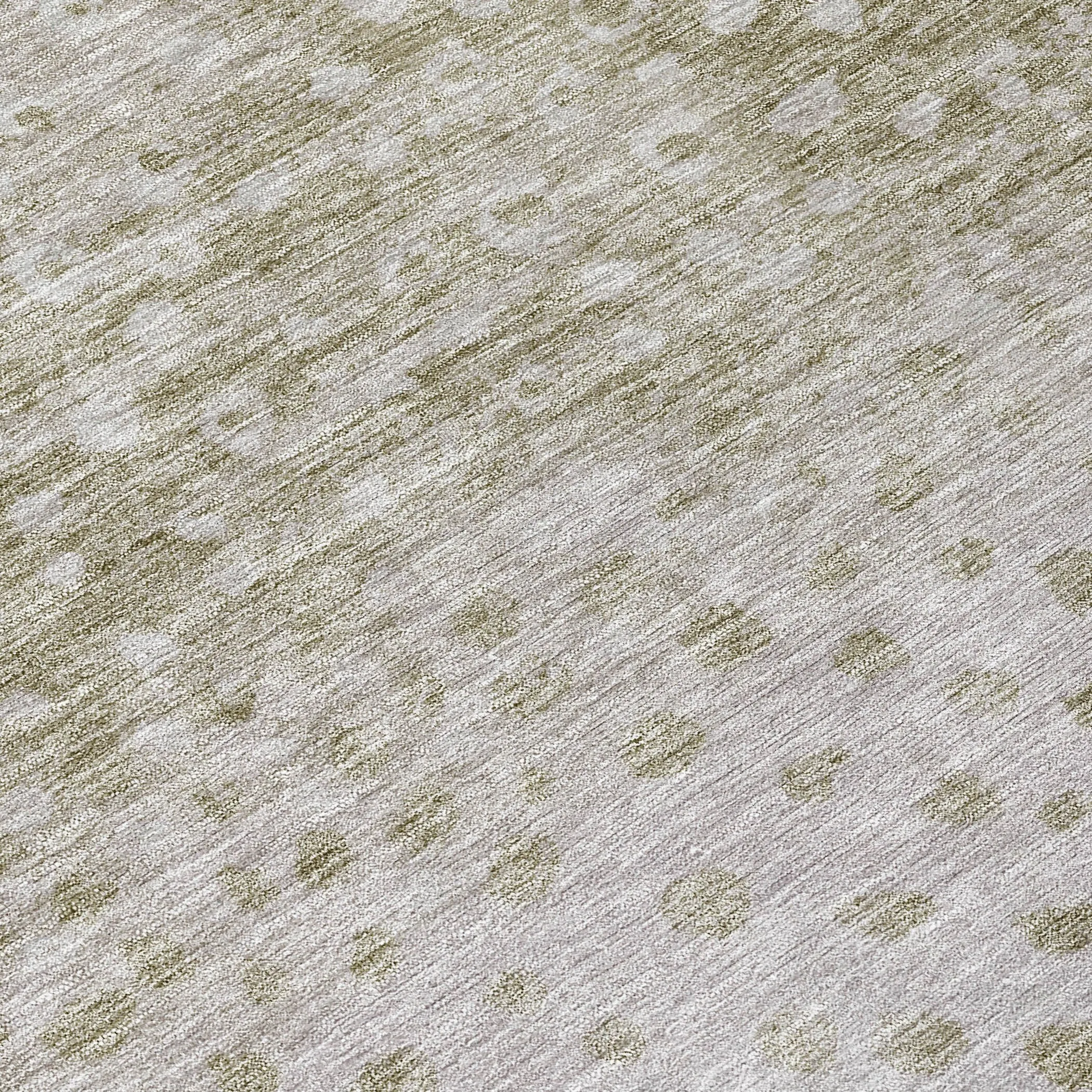 Machine Washable Indoor/ Outdoor Abstract Modern Chantille Rug