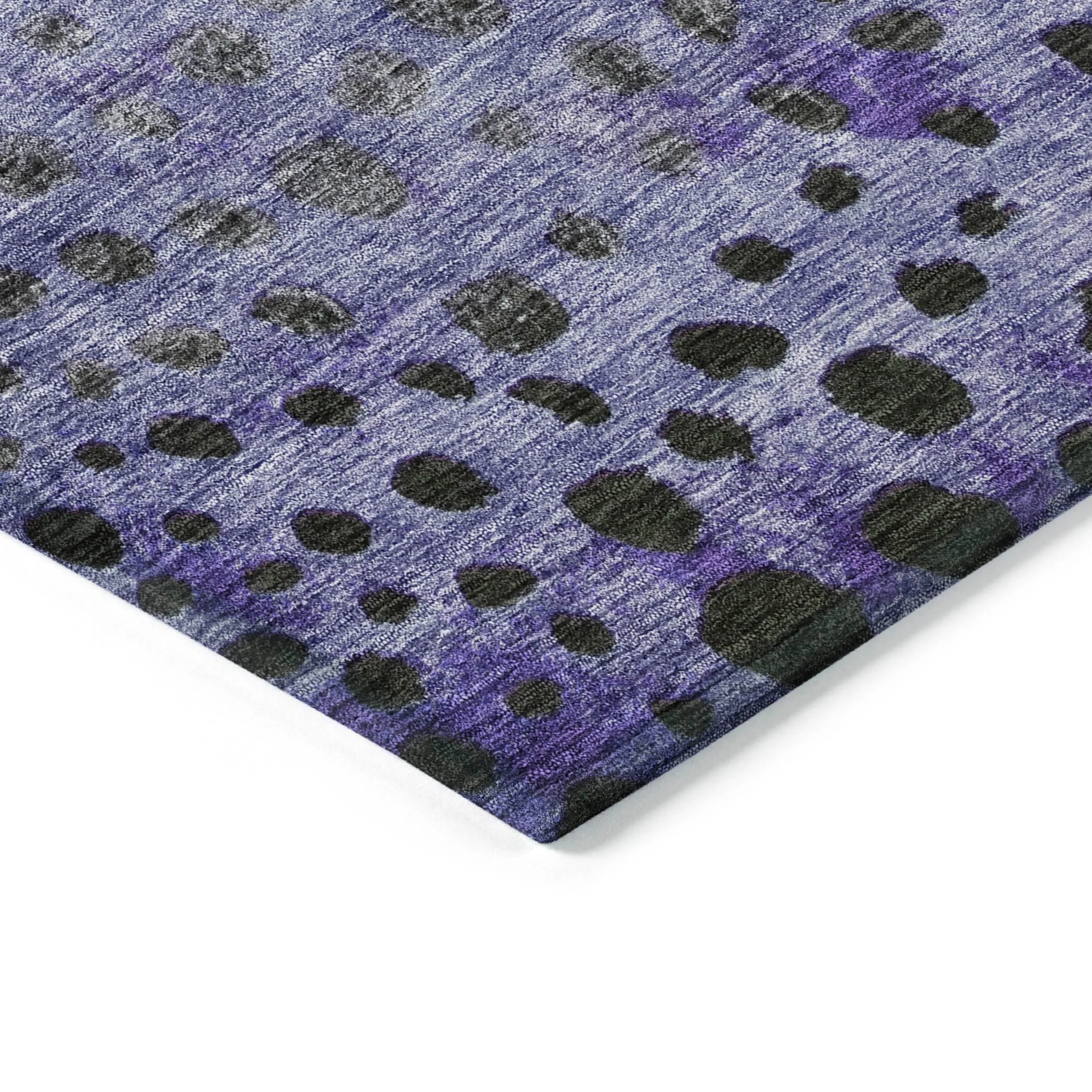 Machine Washable Indoor/ Outdoor Abstract Modern Chantille Rug