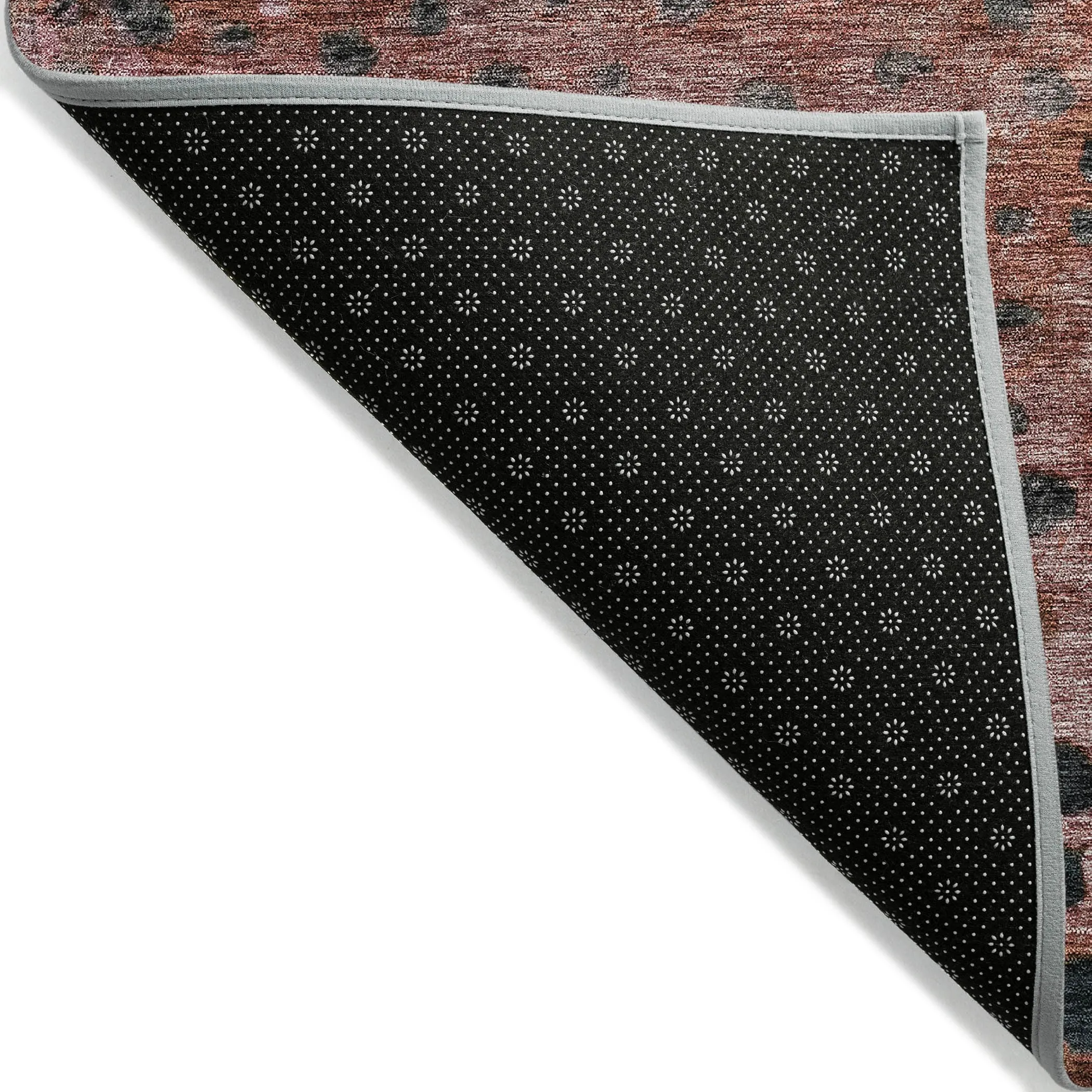 Machine Washable Indoor/ Outdoor Abstract Modern Chantille Rug