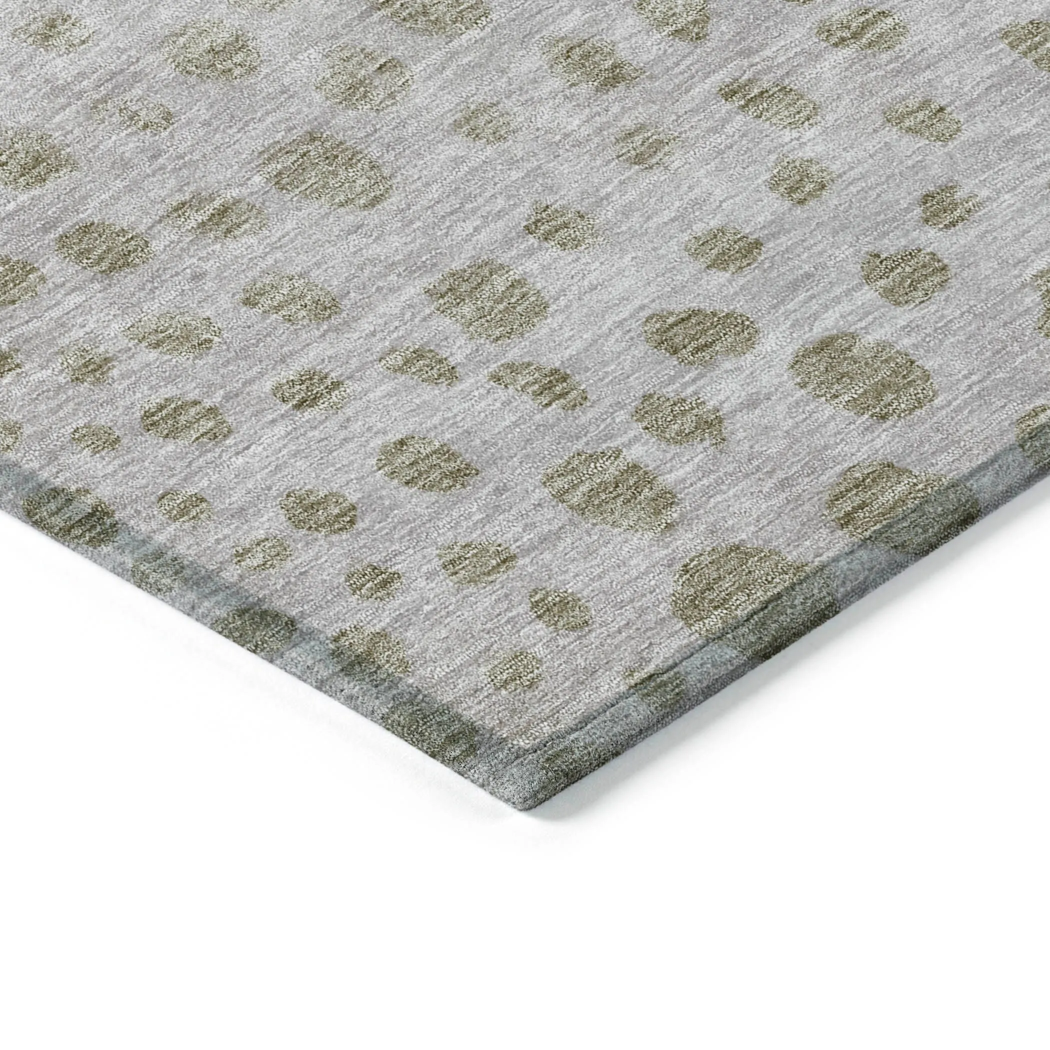 Machine Washable Indoor/ Outdoor Abstract Modern Chantille Rug