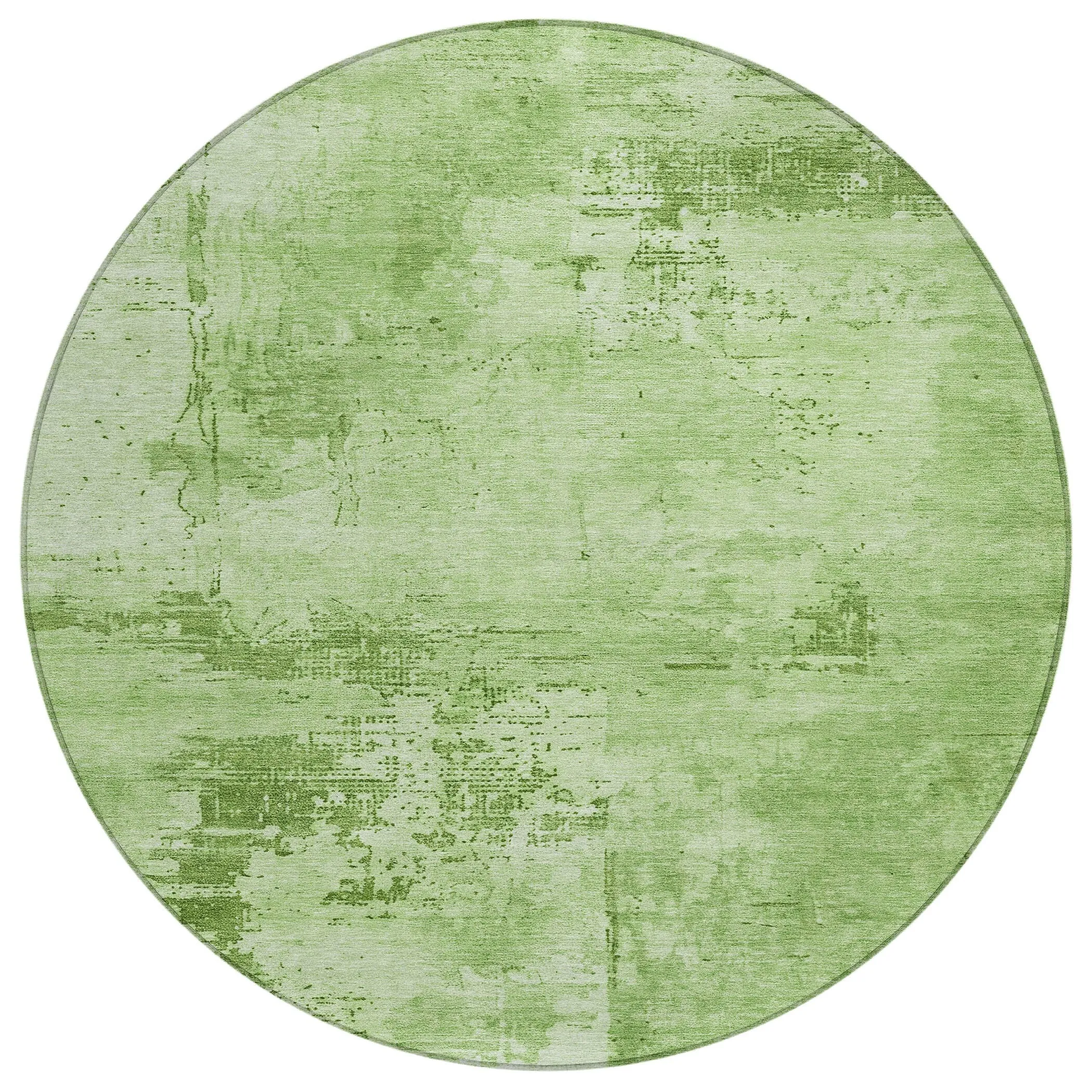 Machine Washable Indoor/ Outdoor Abstract Modern Chantille Rug