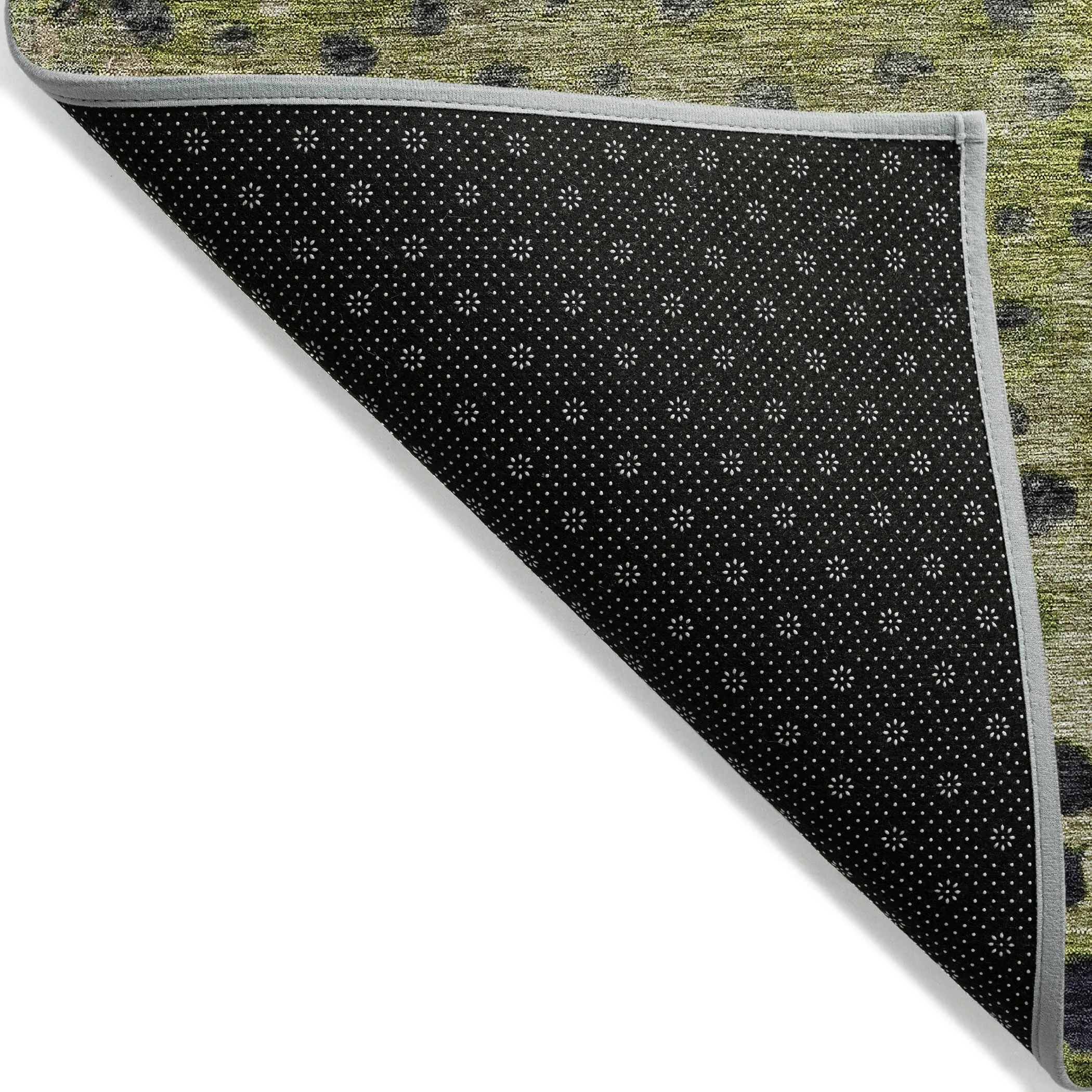 Machine Washable Indoor/ Outdoor Abstract Modern Chantille Rug