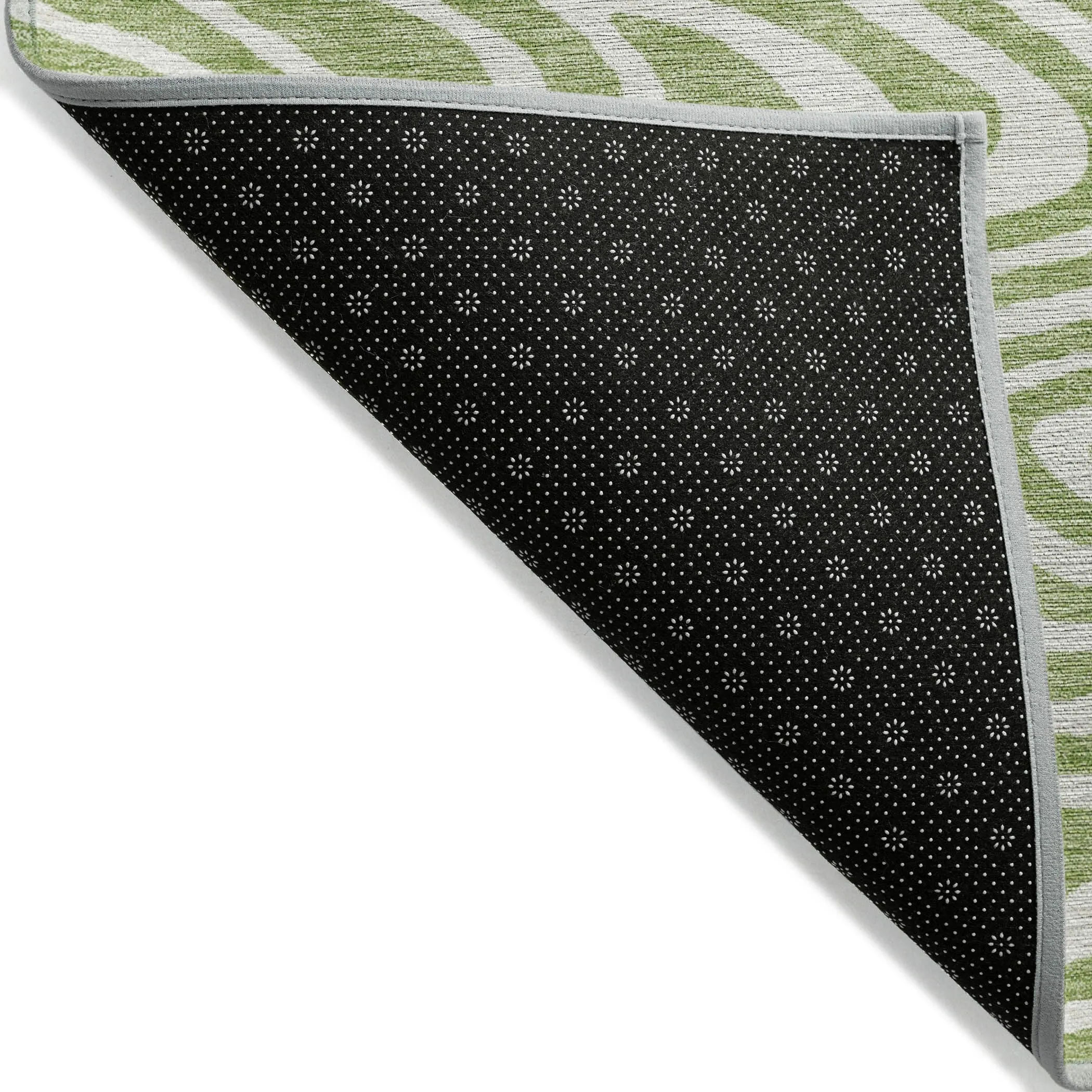 Machine Washable Indoor/ Outdoor Abstract Modern Chantille Rug