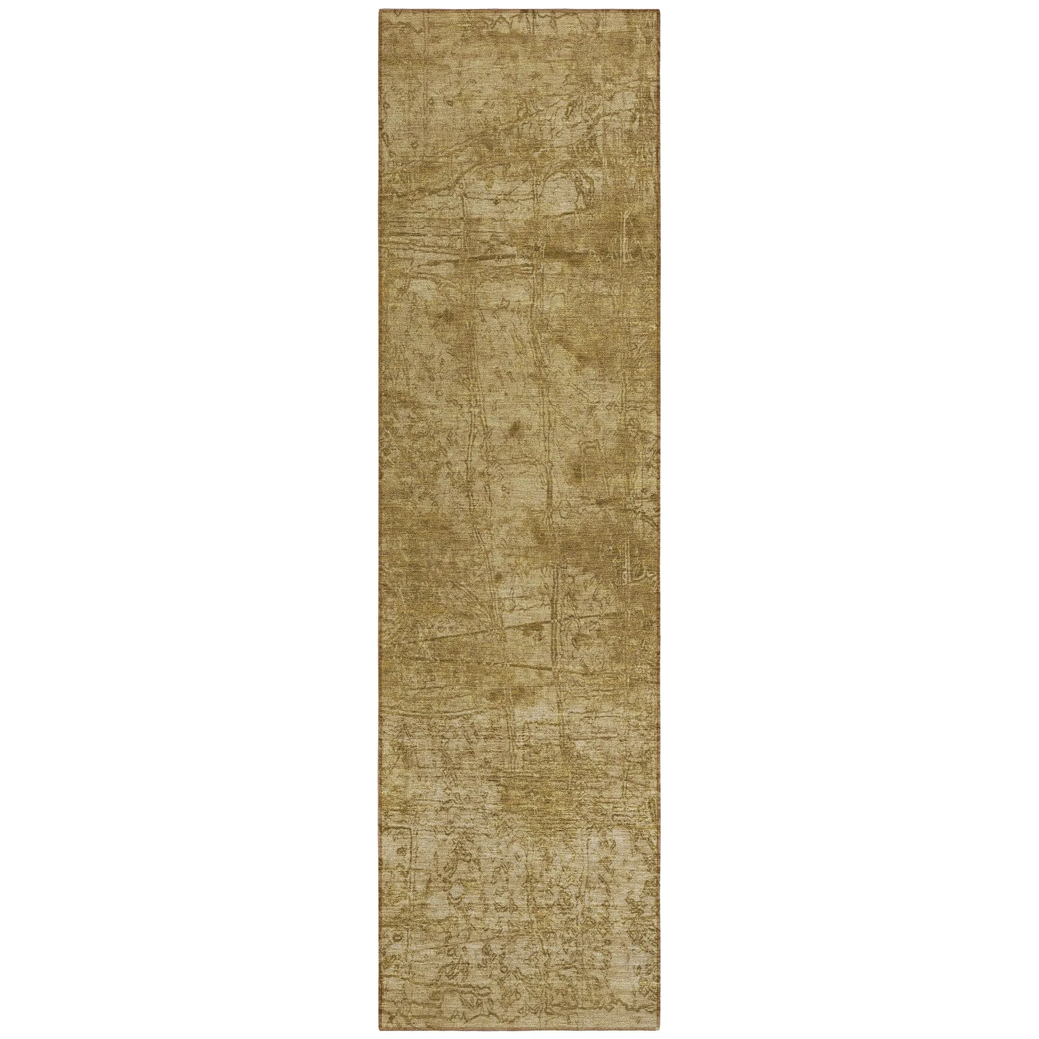 Machine Washable Indoor/ Outdoor Abstract Solid Chantille Rug
