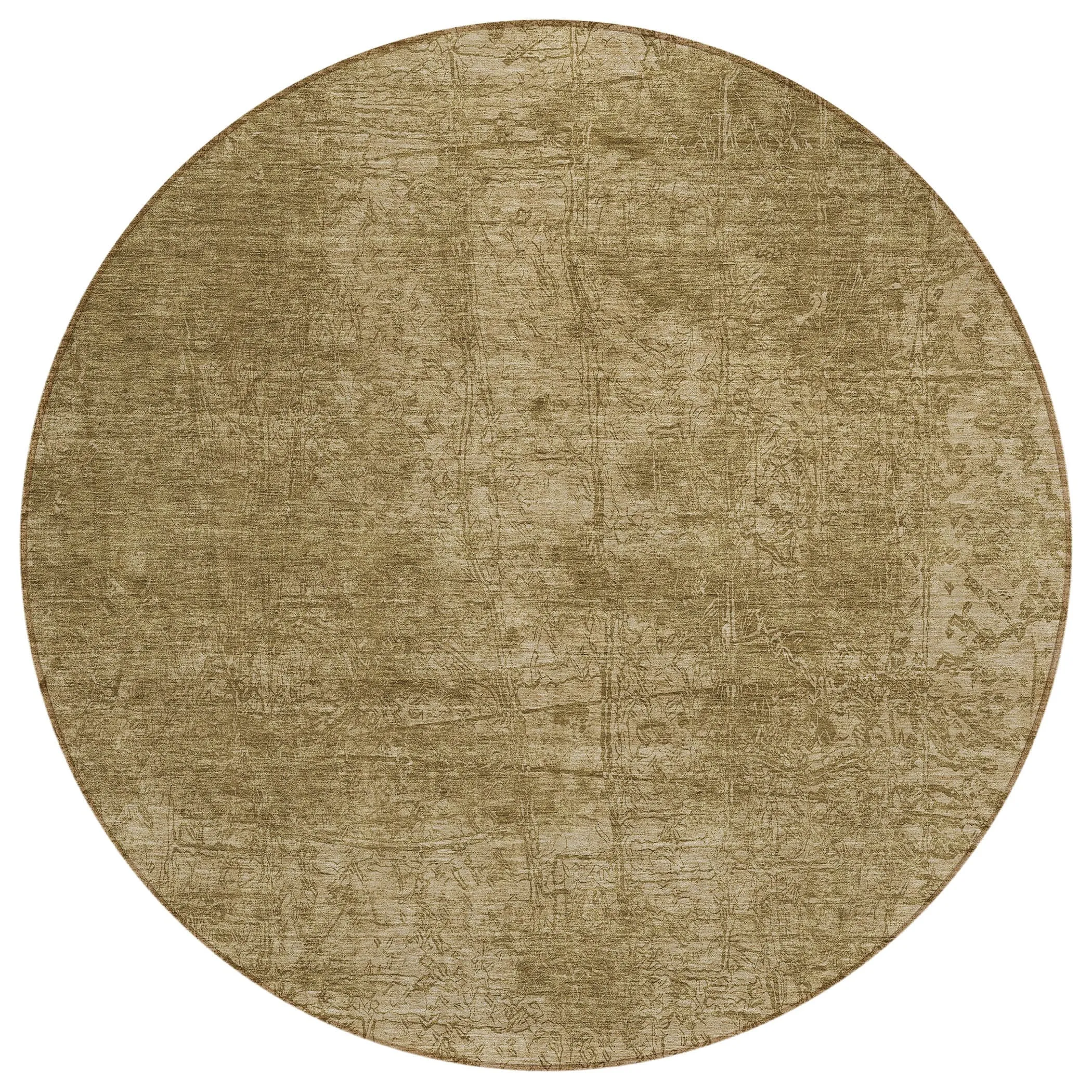 Machine Washable Indoor/ Outdoor Abstract Solid Chantille Rug