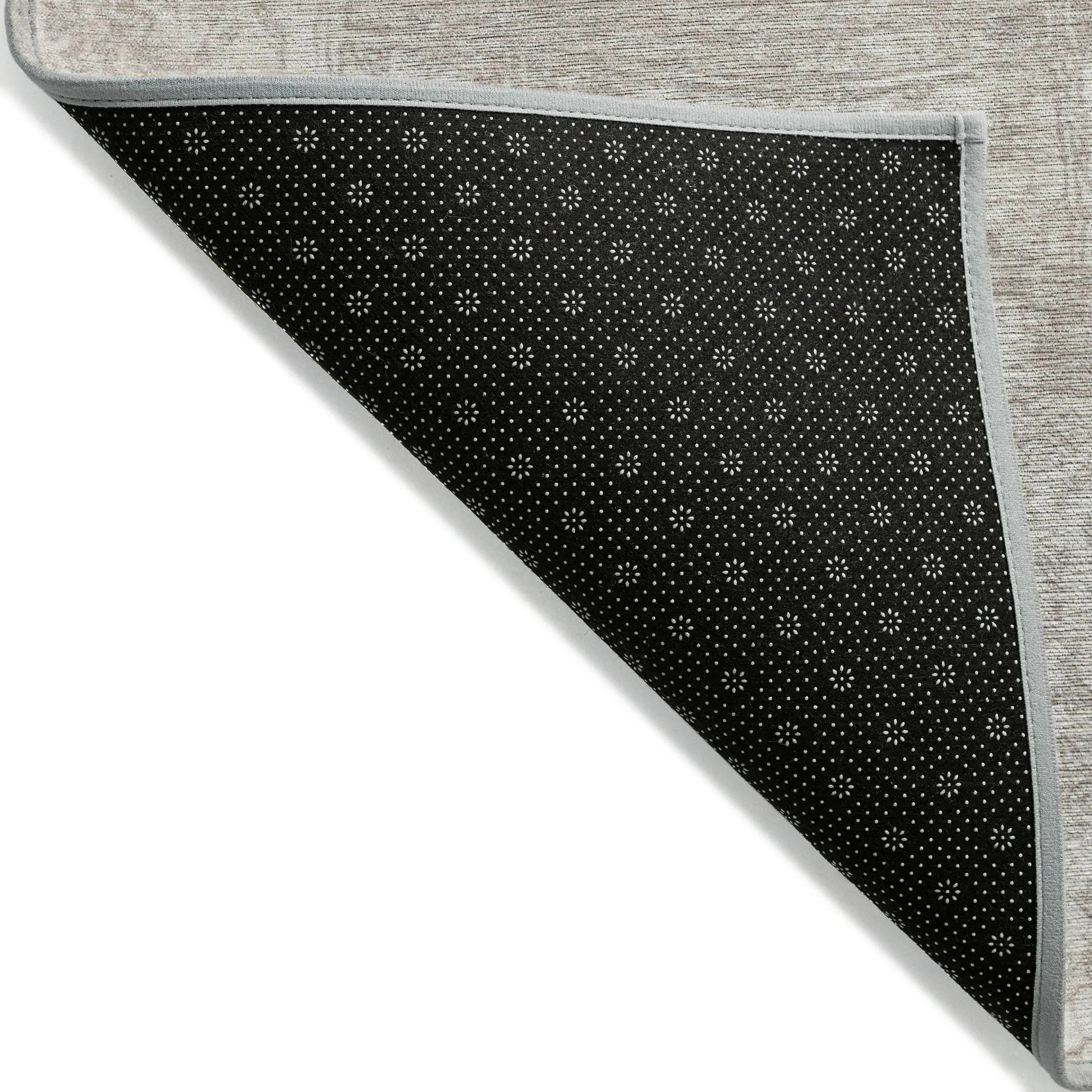 Machine Washable Indoor/ Outdoor Abstract Solid Chantille Rug