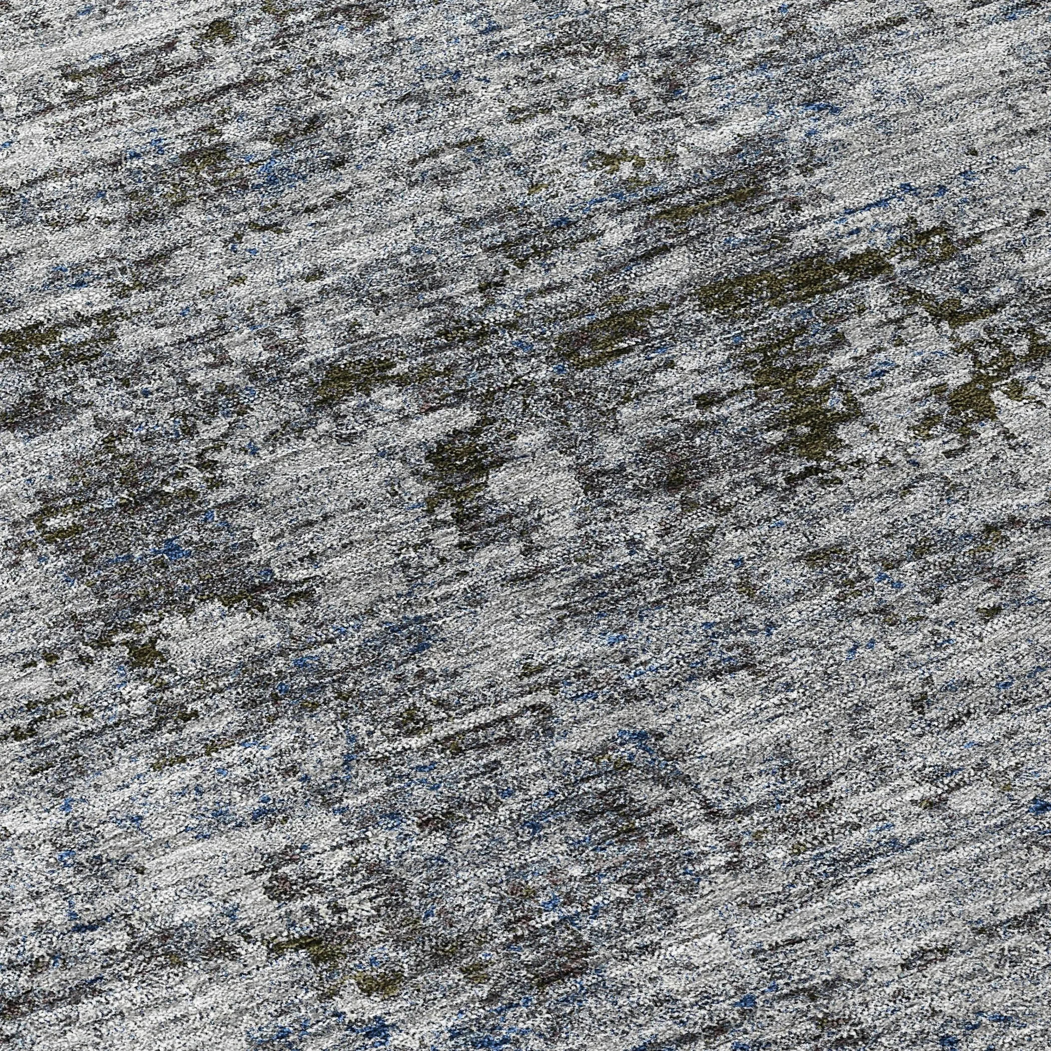 Machine Washable Indoor/ Outdoor Abstract Solid Chantille Rug