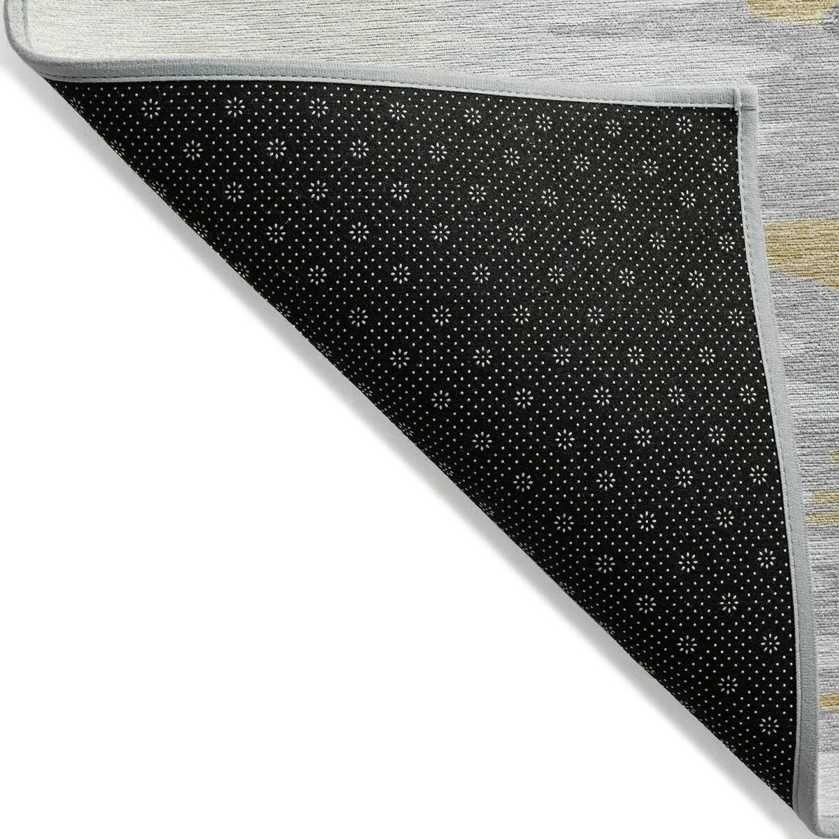 Machine Washable Indoor/ Outdoor Brushstrokes Ombre Chantille Rug