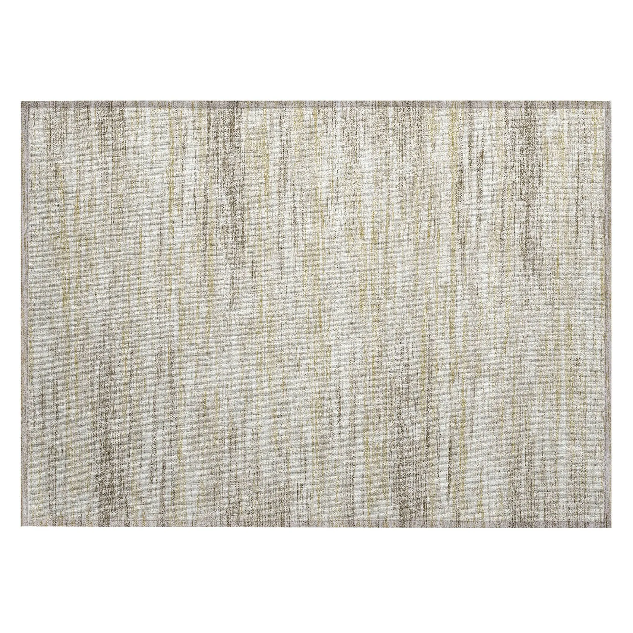 Machine Washable Indoor/ Outdoor Chantille Abstract Stripe Rug