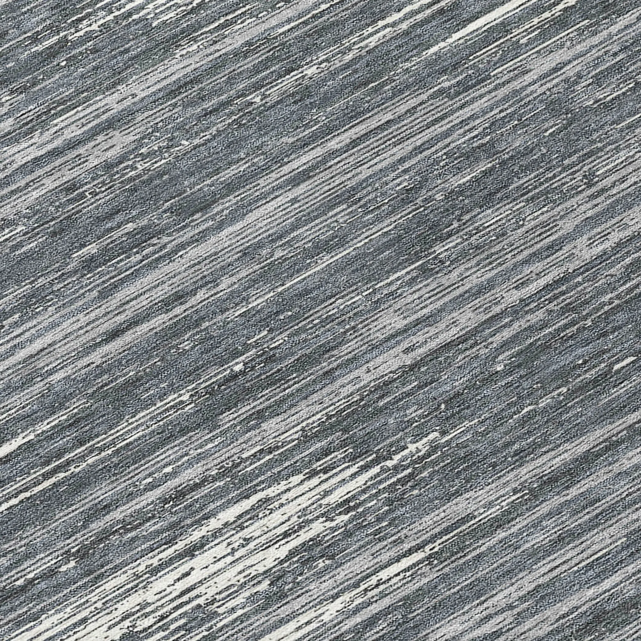 Machine Washable Indoor/ Outdoor Chantille Abstract Stripe Rug