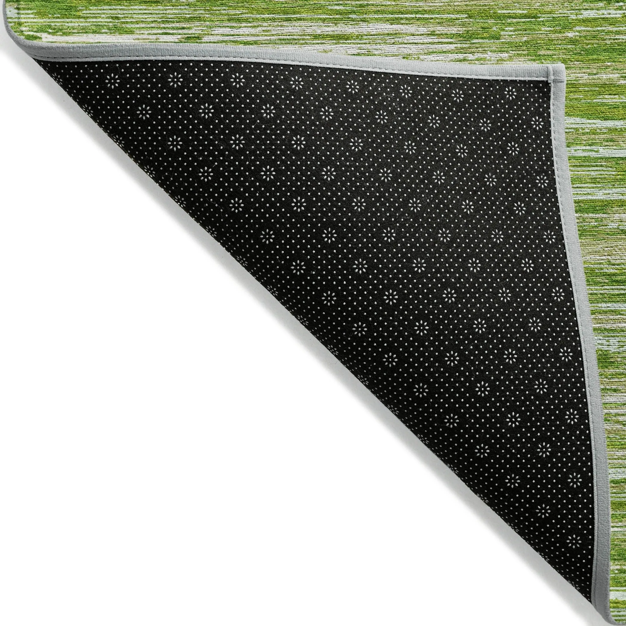 Machine Washable Indoor/ Outdoor Chantille Abstract Stripe Rug