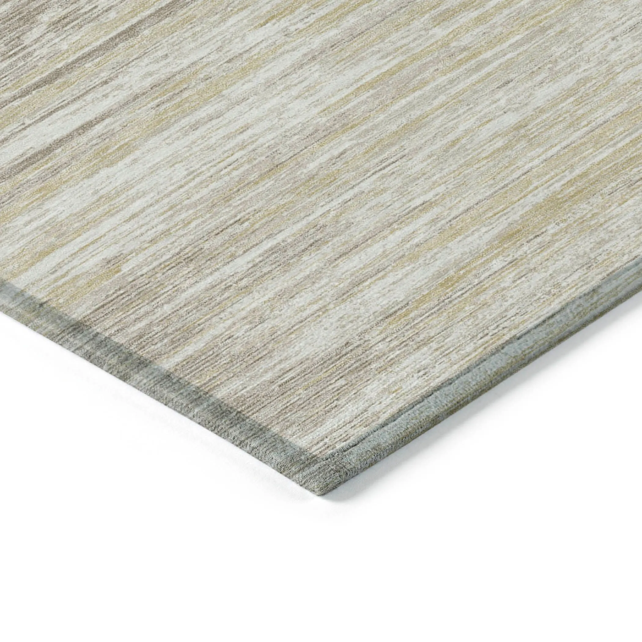 Machine Washable Indoor/ Outdoor Chantille Abstract Stripe Rug