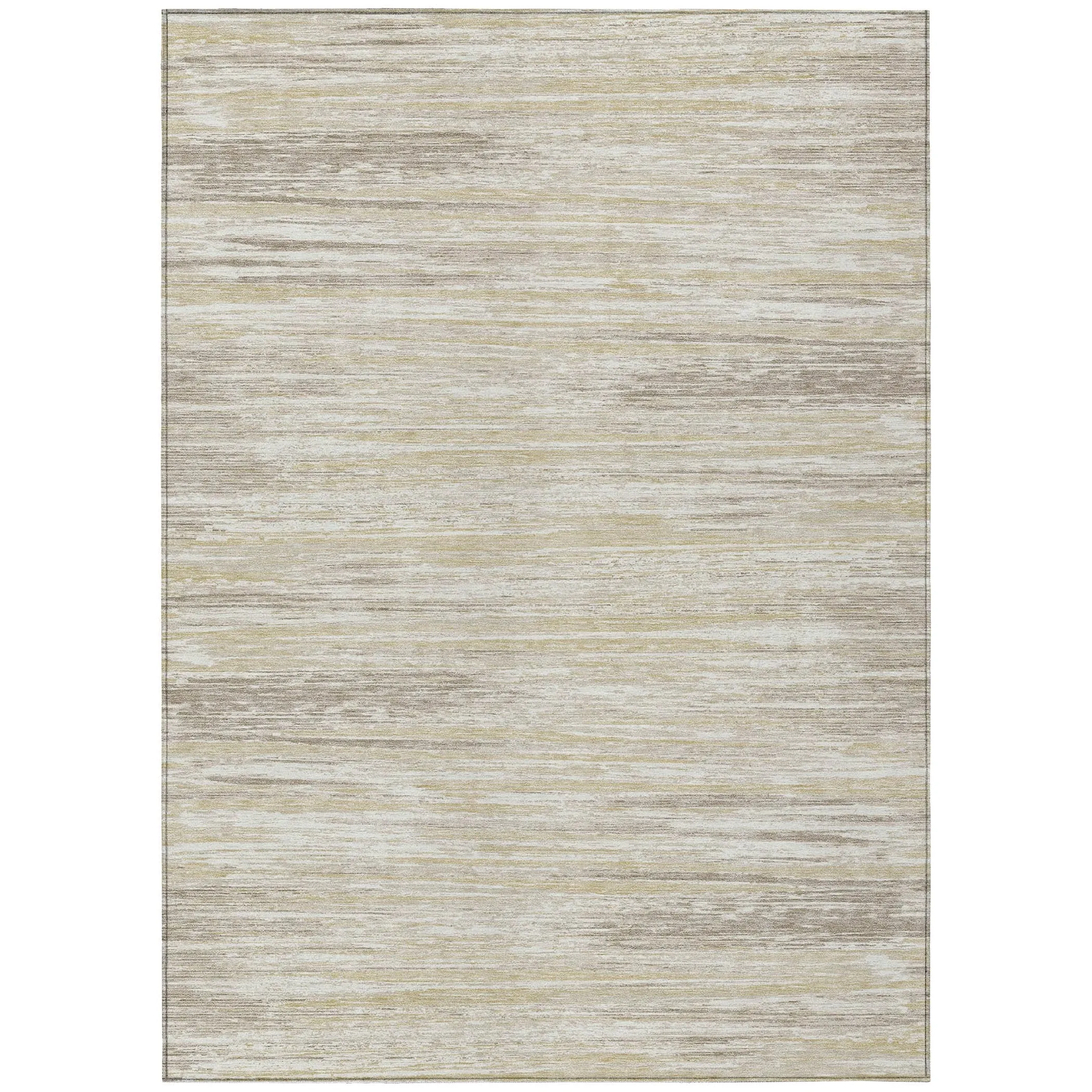 Machine Washable Indoor/ Outdoor Chantille Abstract Stripe Rug