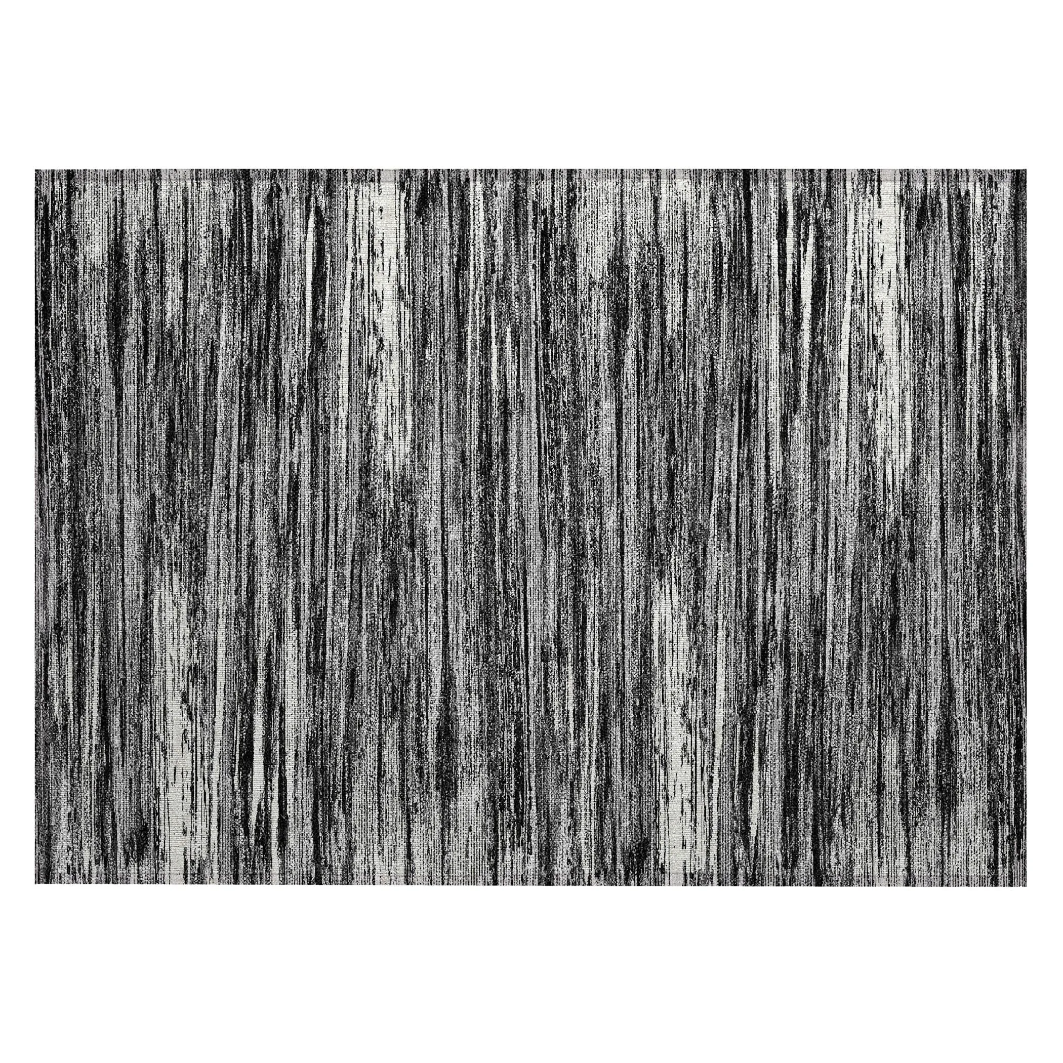 Machine Washable Indoor/ Outdoor Chantille Abstract Stripe Rug