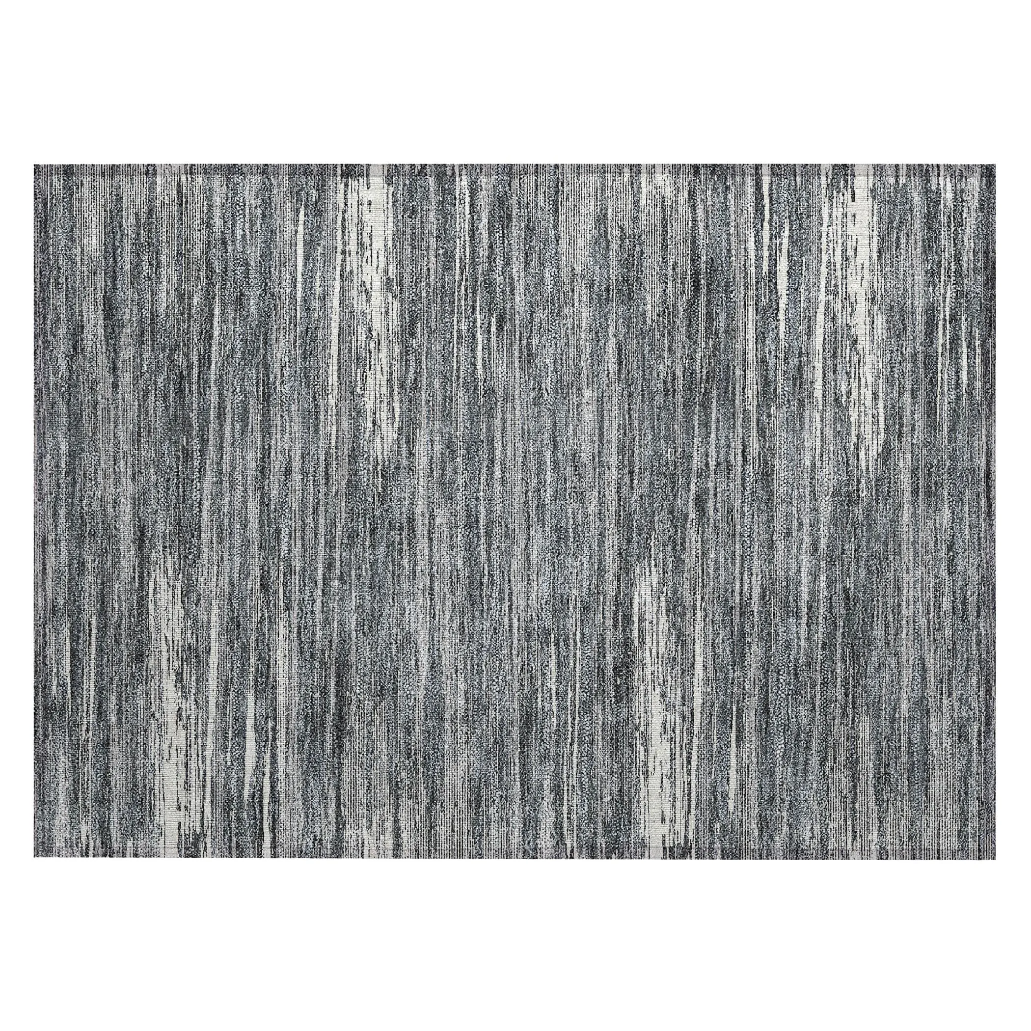 Machine Washable Indoor/ Outdoor Chantille Abstract Stripe Rug