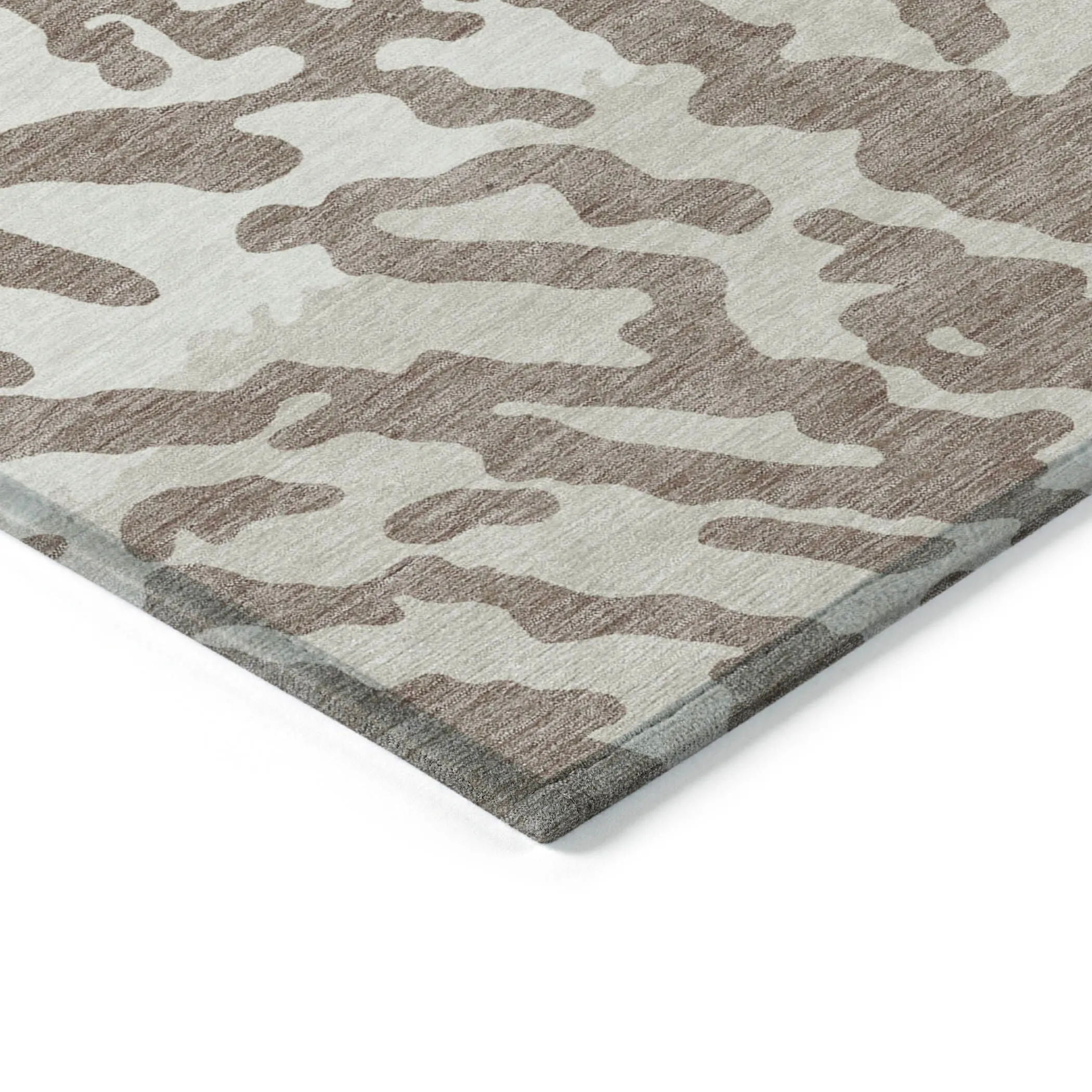 Machine Washable Indoor/ Outdoor Chantille Animal Print Abstract Rug