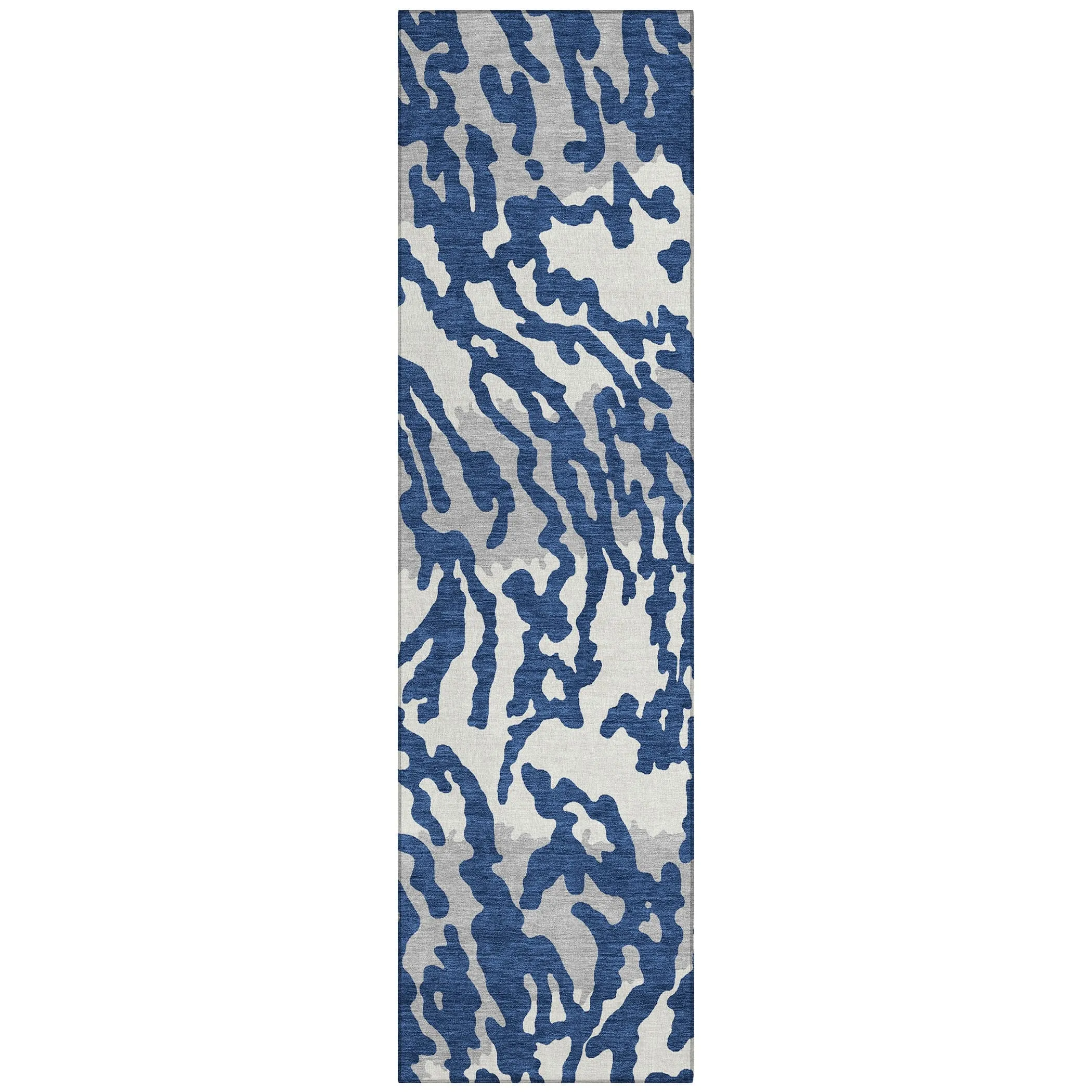 Machine Washable Indoor/ Outdoor Chantille Animal Print Abstract Rug