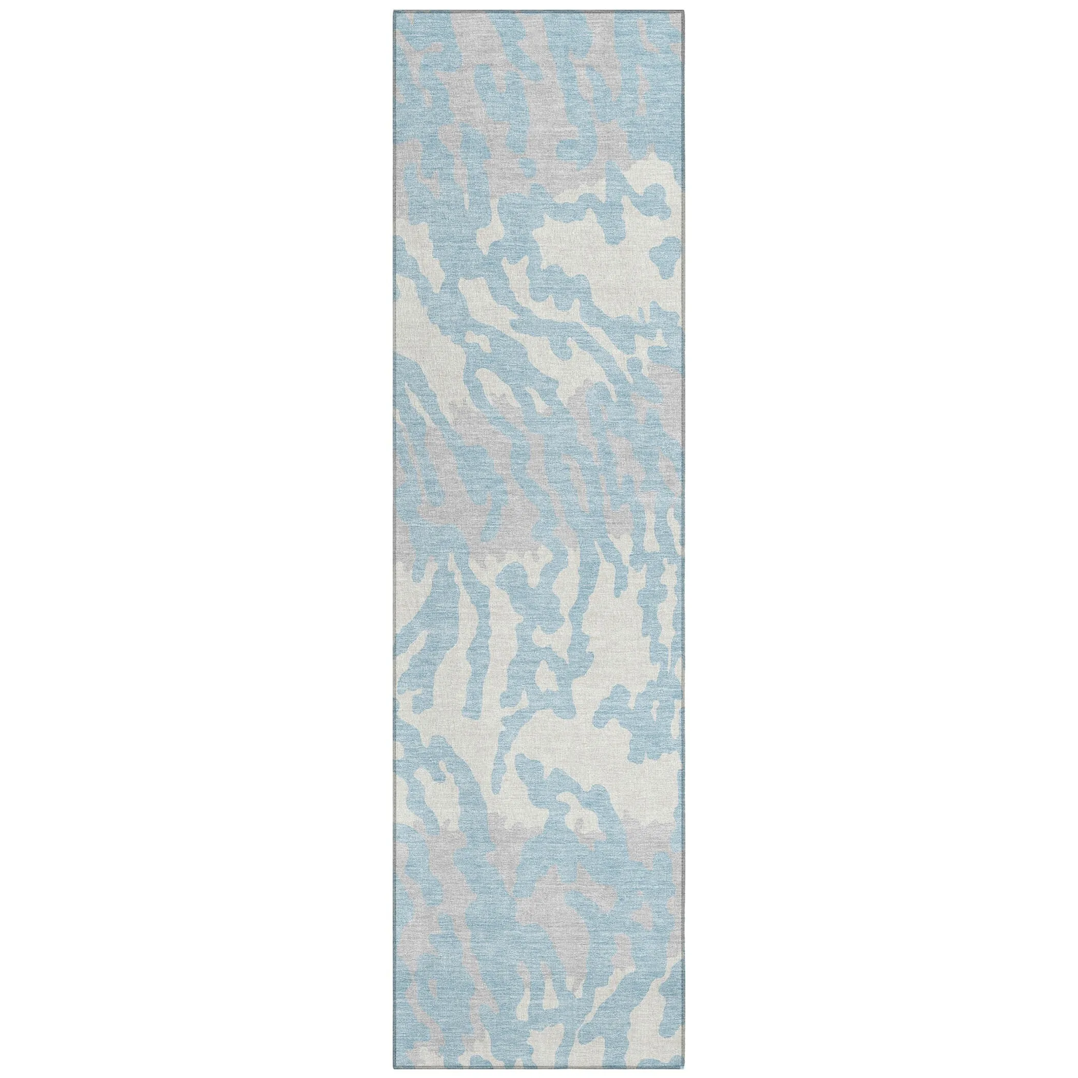 Machine Washable Indoor/ Outdoor Chantille Animal Print Abstract Rug