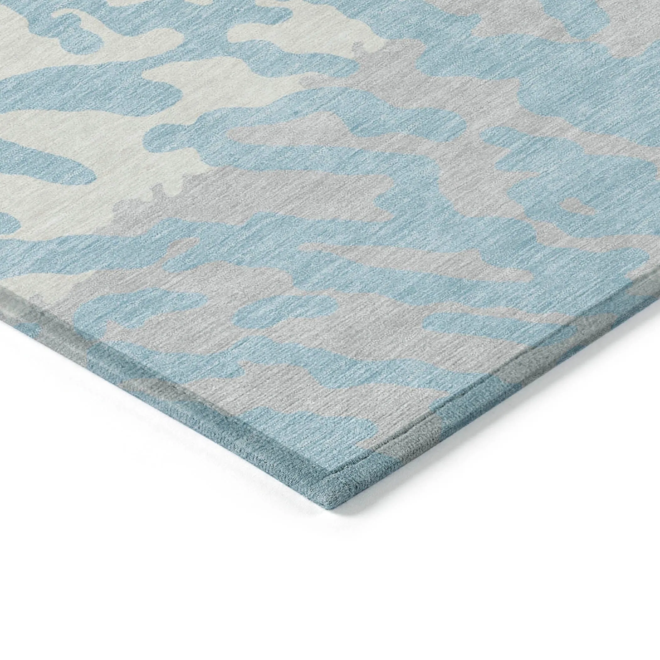 Machine Washable Indoor/ Outdoor Chantille Animal Print Abstract Rug
