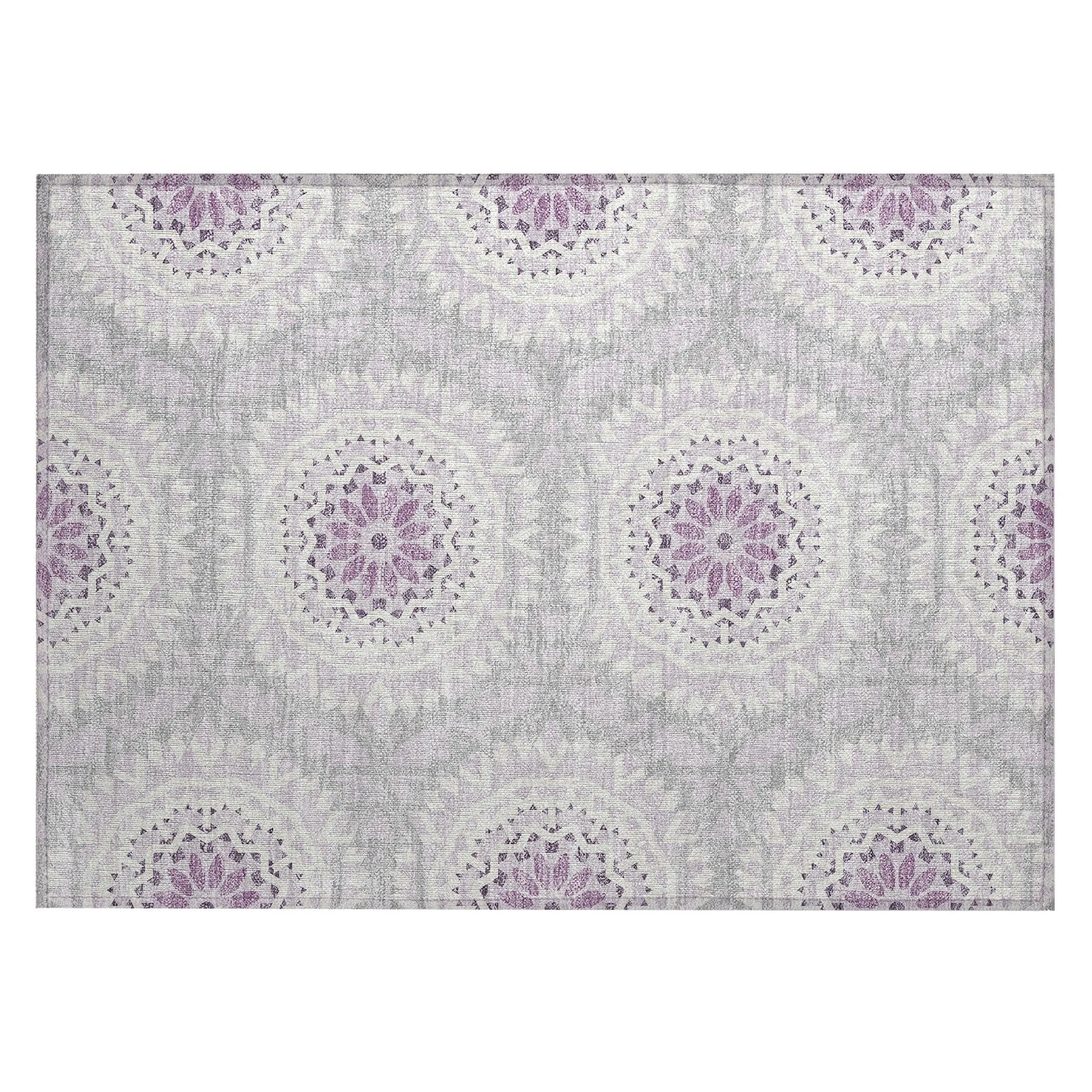 Machine Washable Indoor/ Outdoor Chantille Boho Moroccan Rug