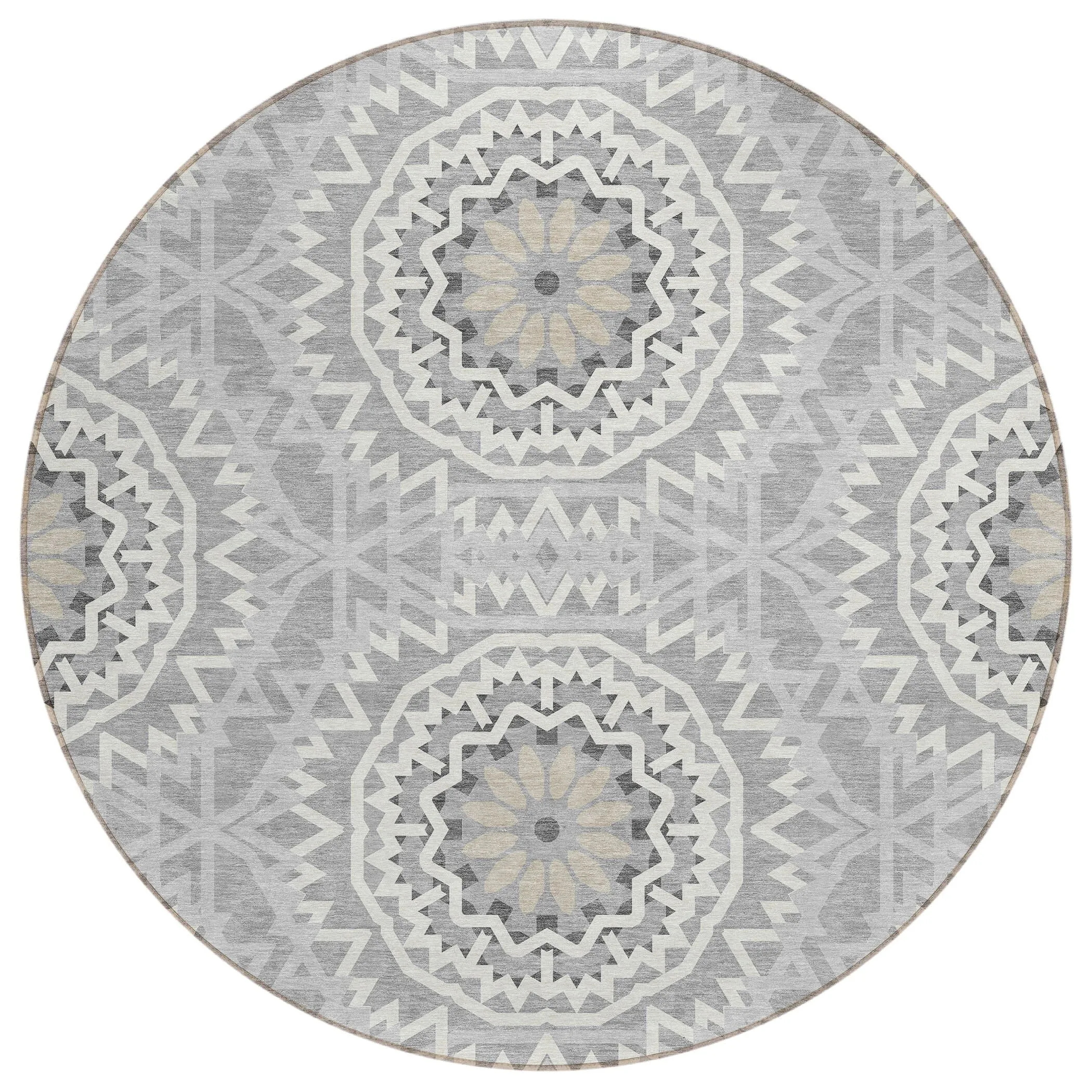 Machine Washable Indoor/ Outdoor Chantille Boho Moroccan Rug