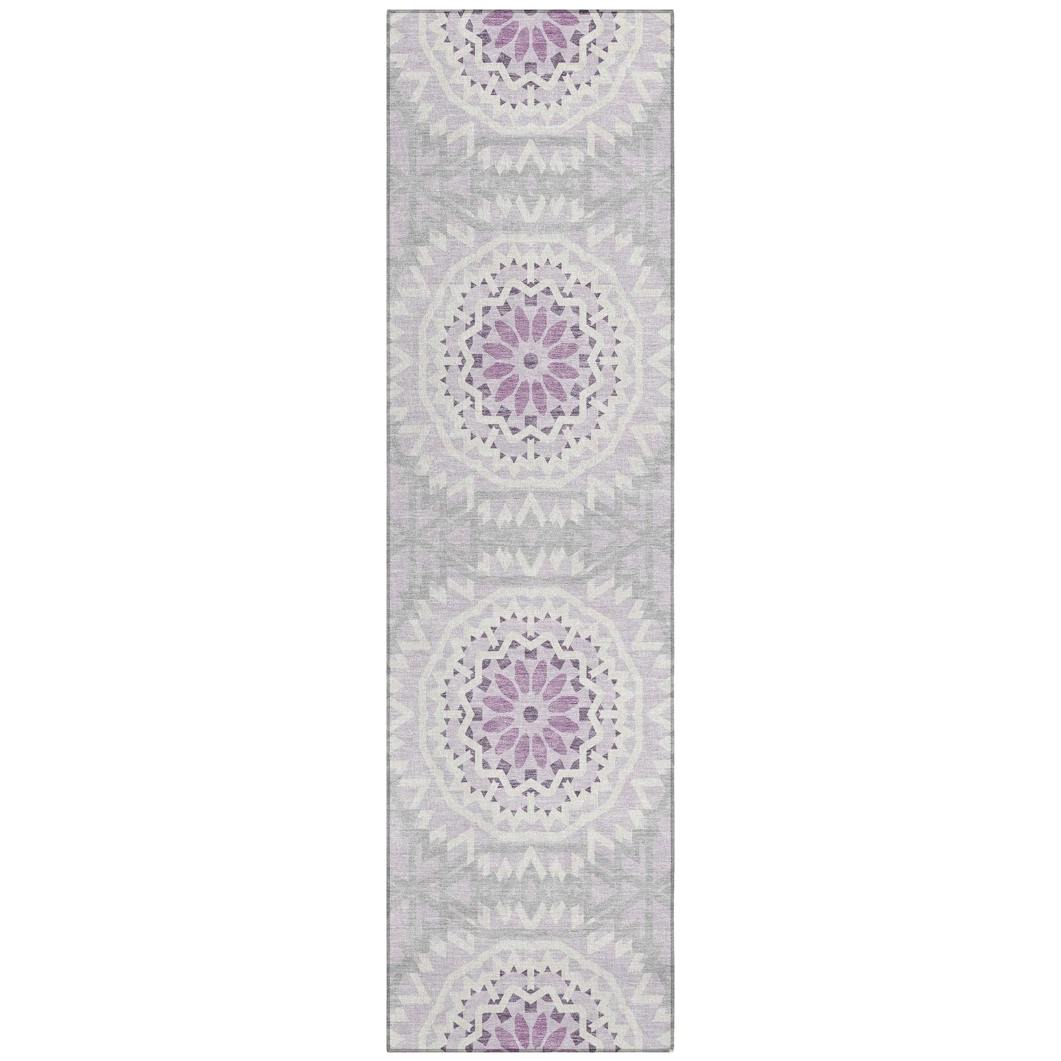 Machine Washable Indoor/ Outdoor Chantille Boho Moroccan Rug