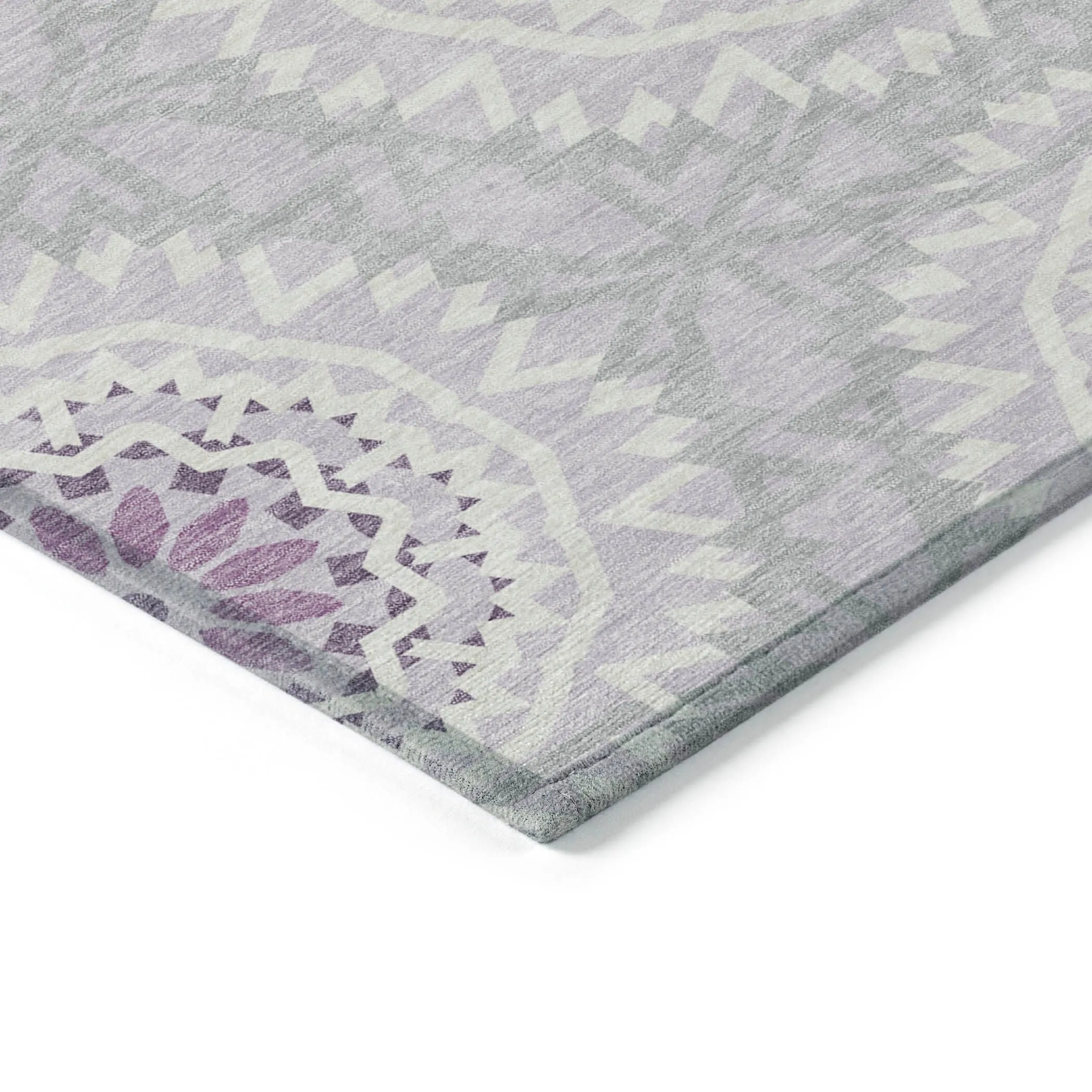Machine Washable Indoor/ Outdoor Chantille Boho Moroccan Rug
