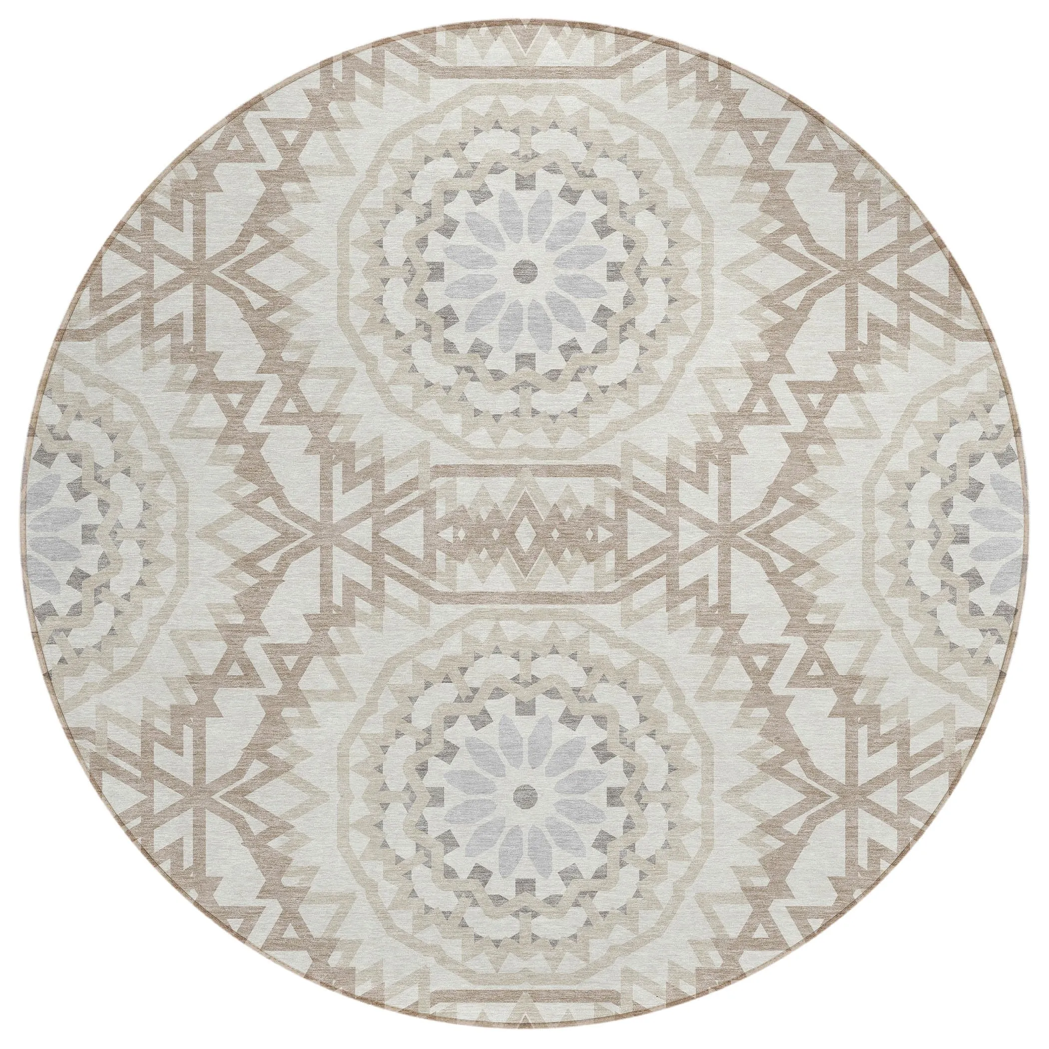 Machine Washable Indoor/ Outdoor Chantille Boho Moroccan Rug