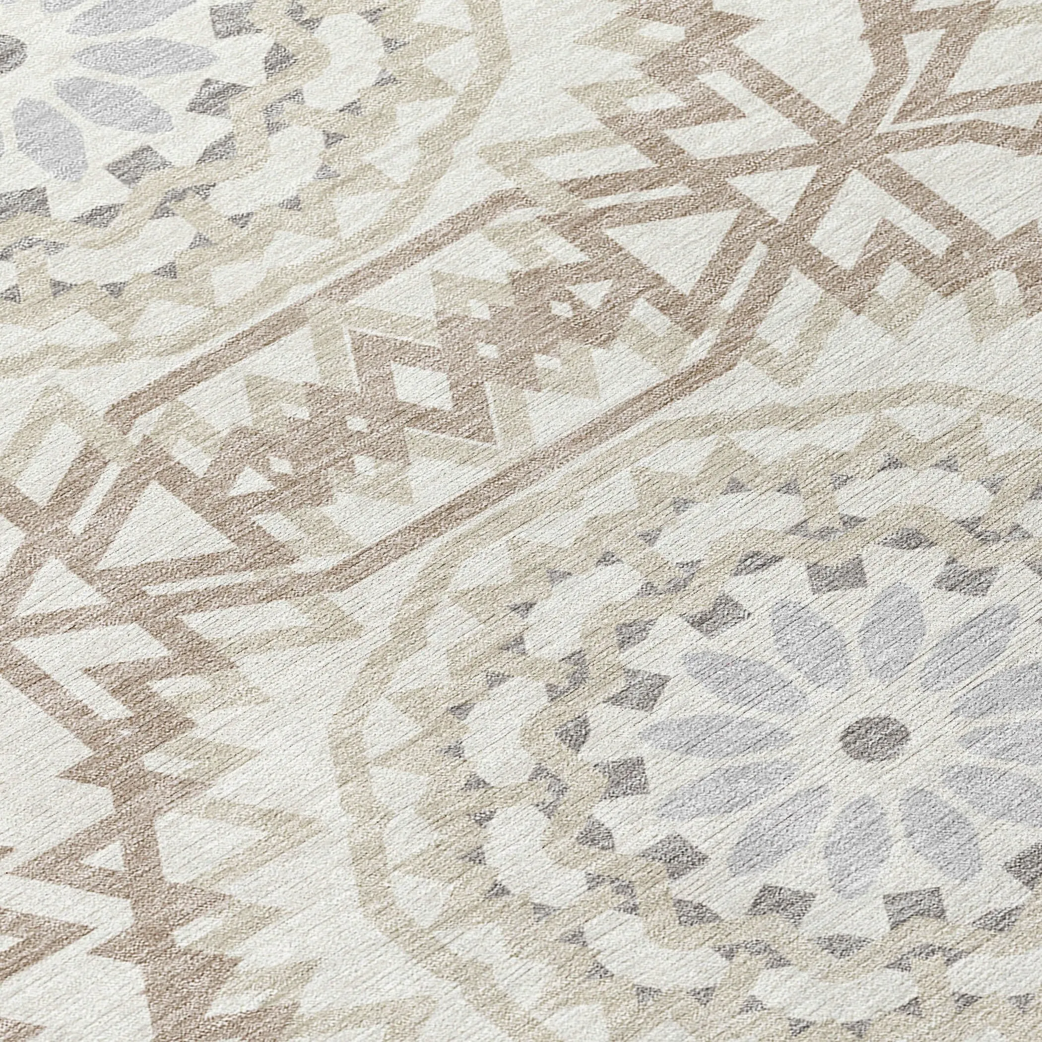 Machine Washable Indoor/ Outdoor Chantille Boho Moroccan Rug