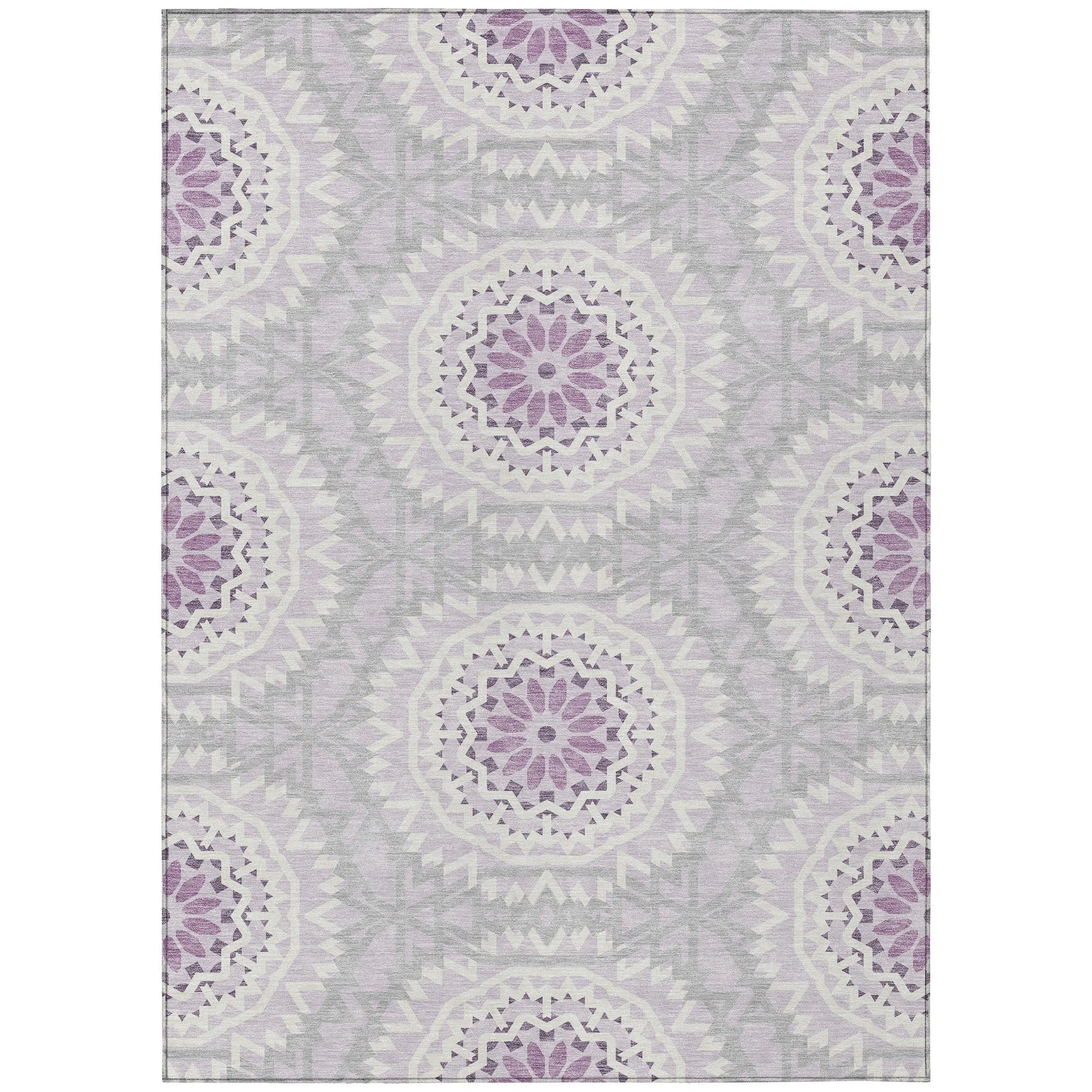 Machine Washable Indoor/ Outdoor Chantille Boho Moroccan Rug