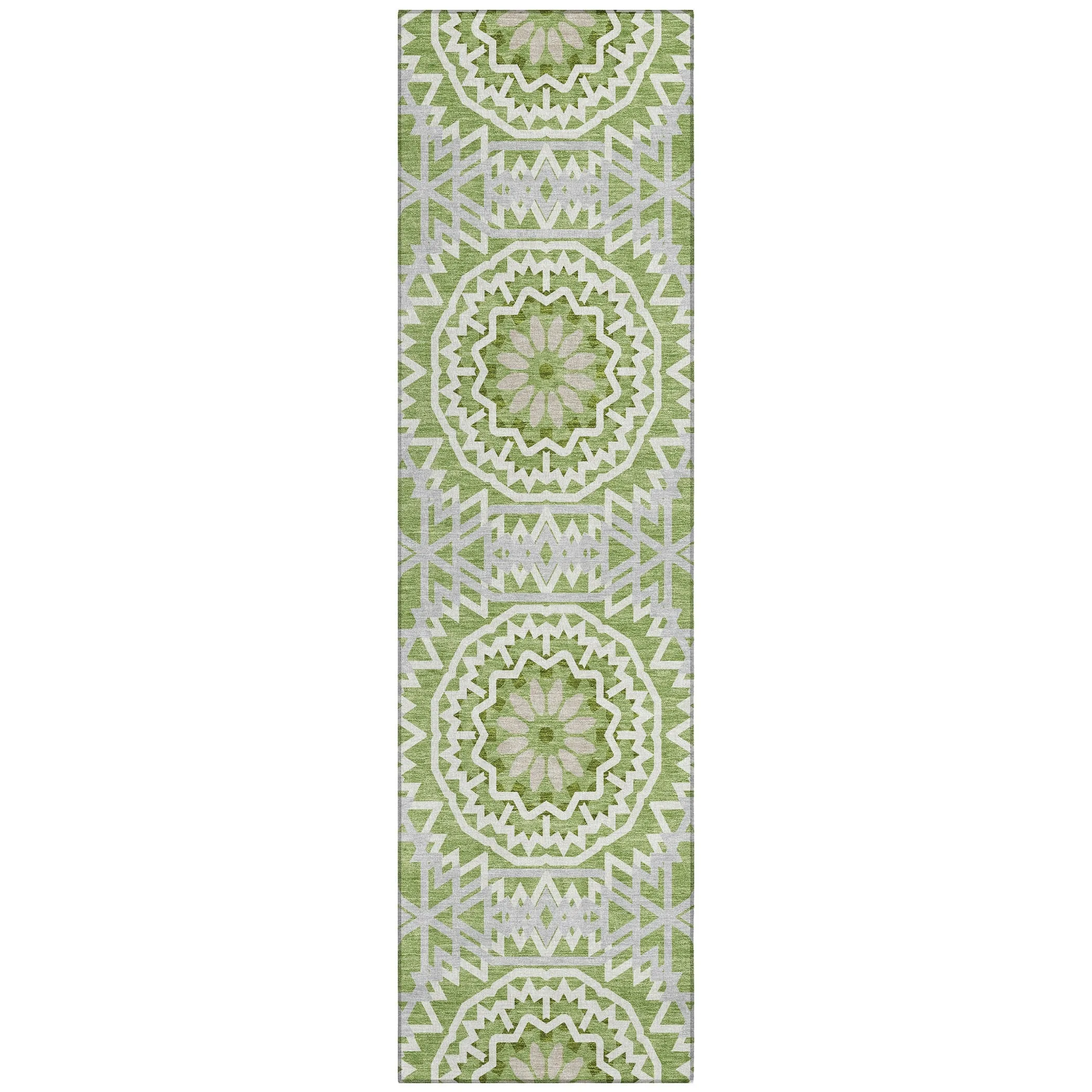 Machine Washable Indoor/ Outdoor Chantille Boho Moroccan Rug