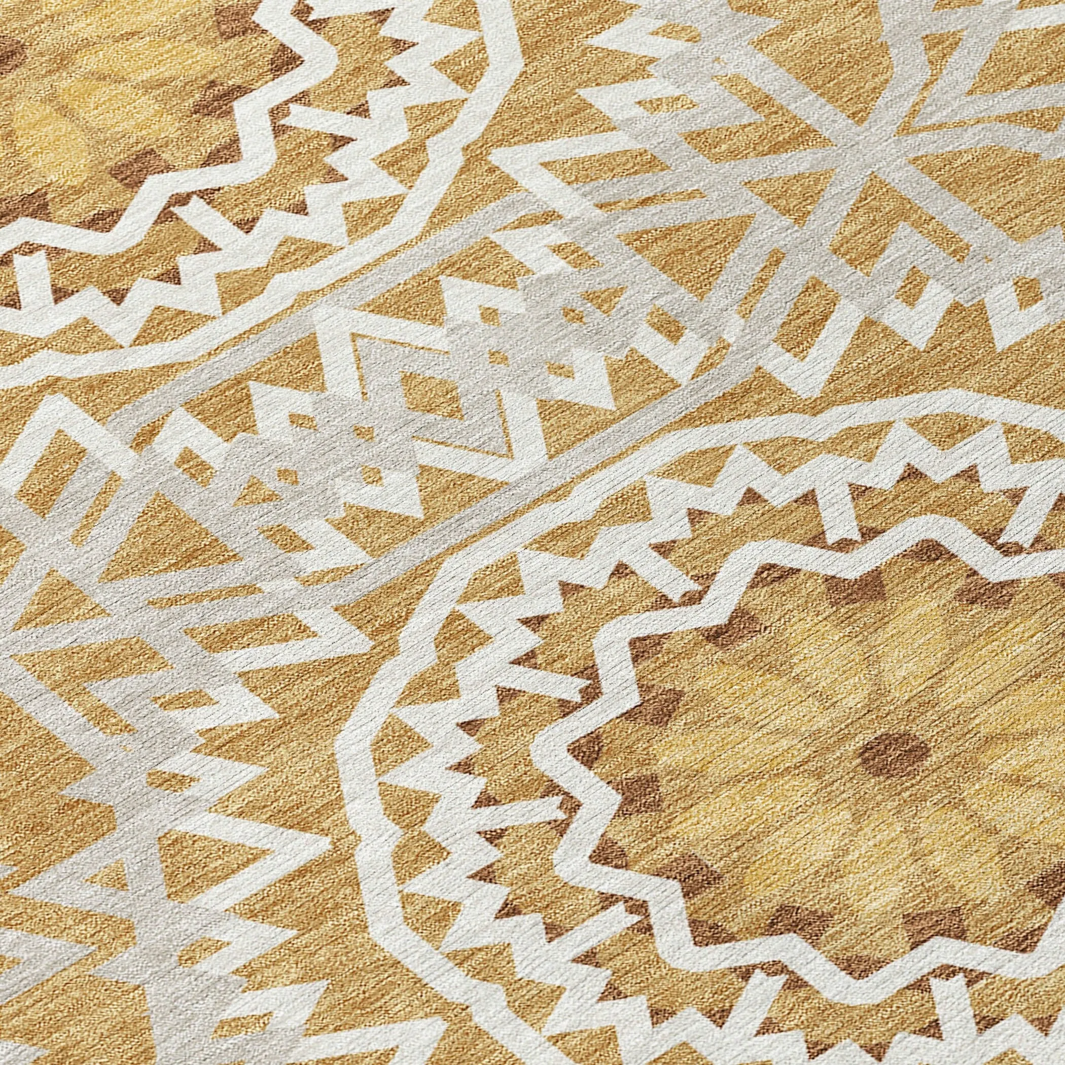 Machine Washable Indoor/ Outdoor Chantille Boho Moroccan Rug