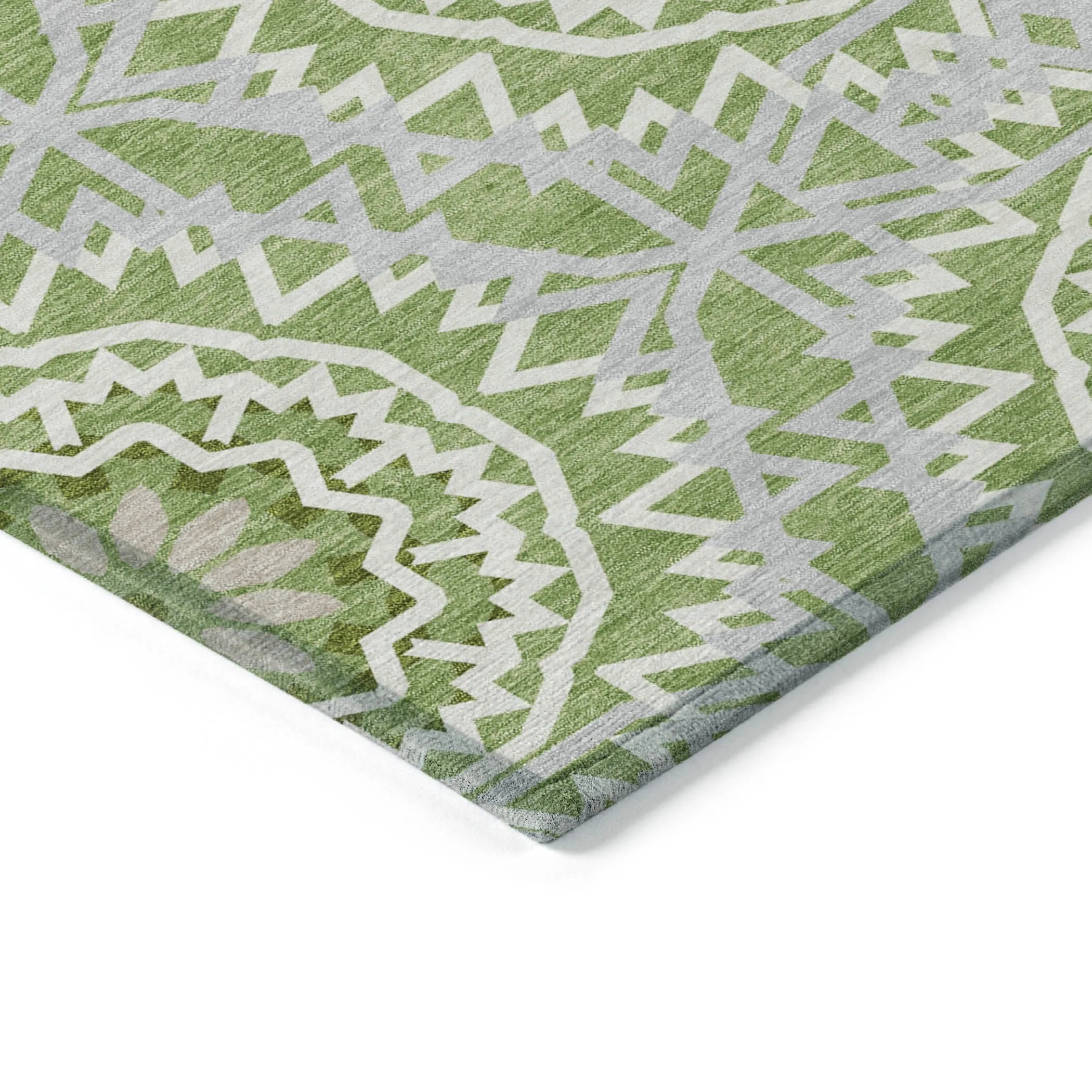 Machine Washable Indoor/ Outdoor Chantille Boho Moroccan Rug