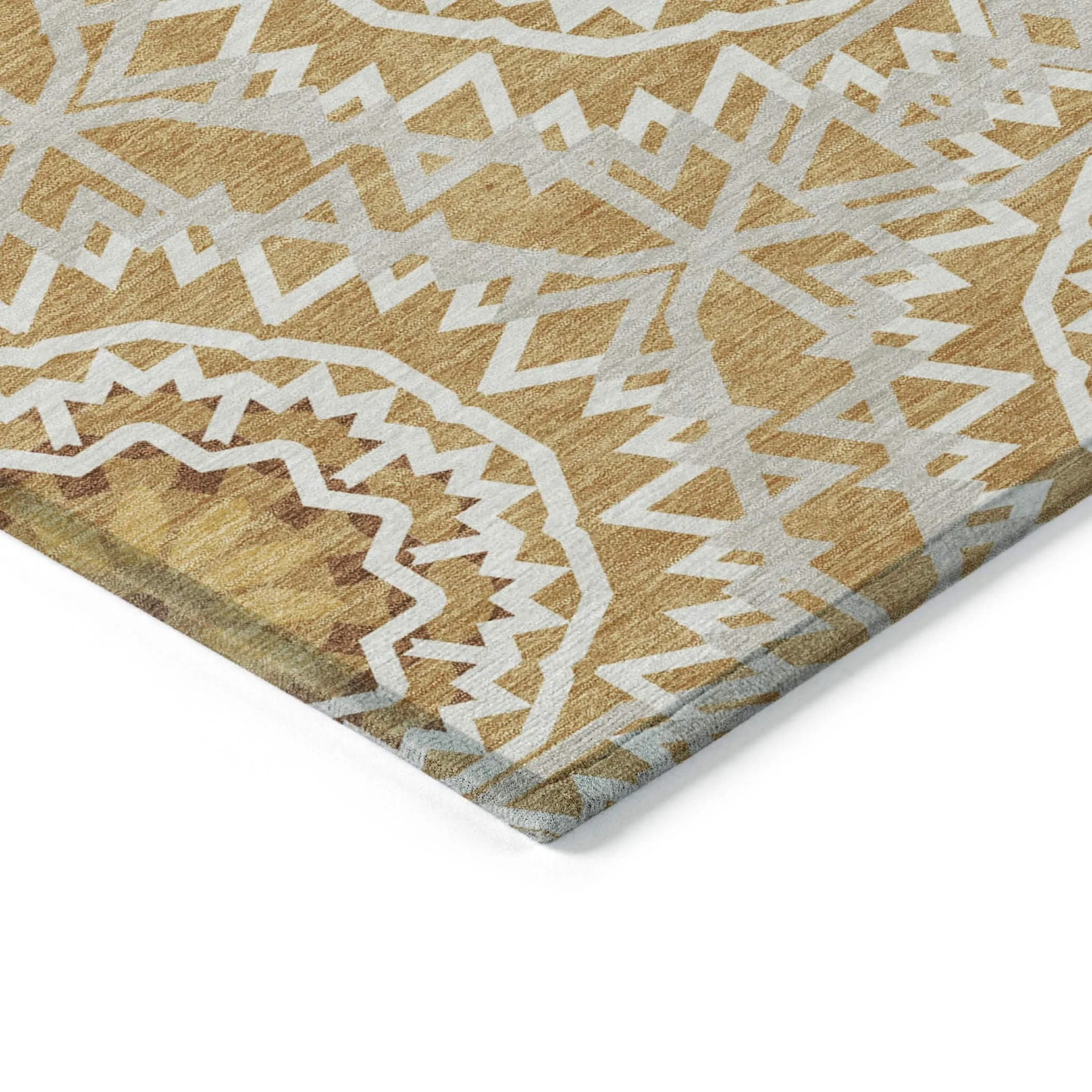 Machine Washable Indoor/ Outdoor Chantille Boho Moroccan Rug
