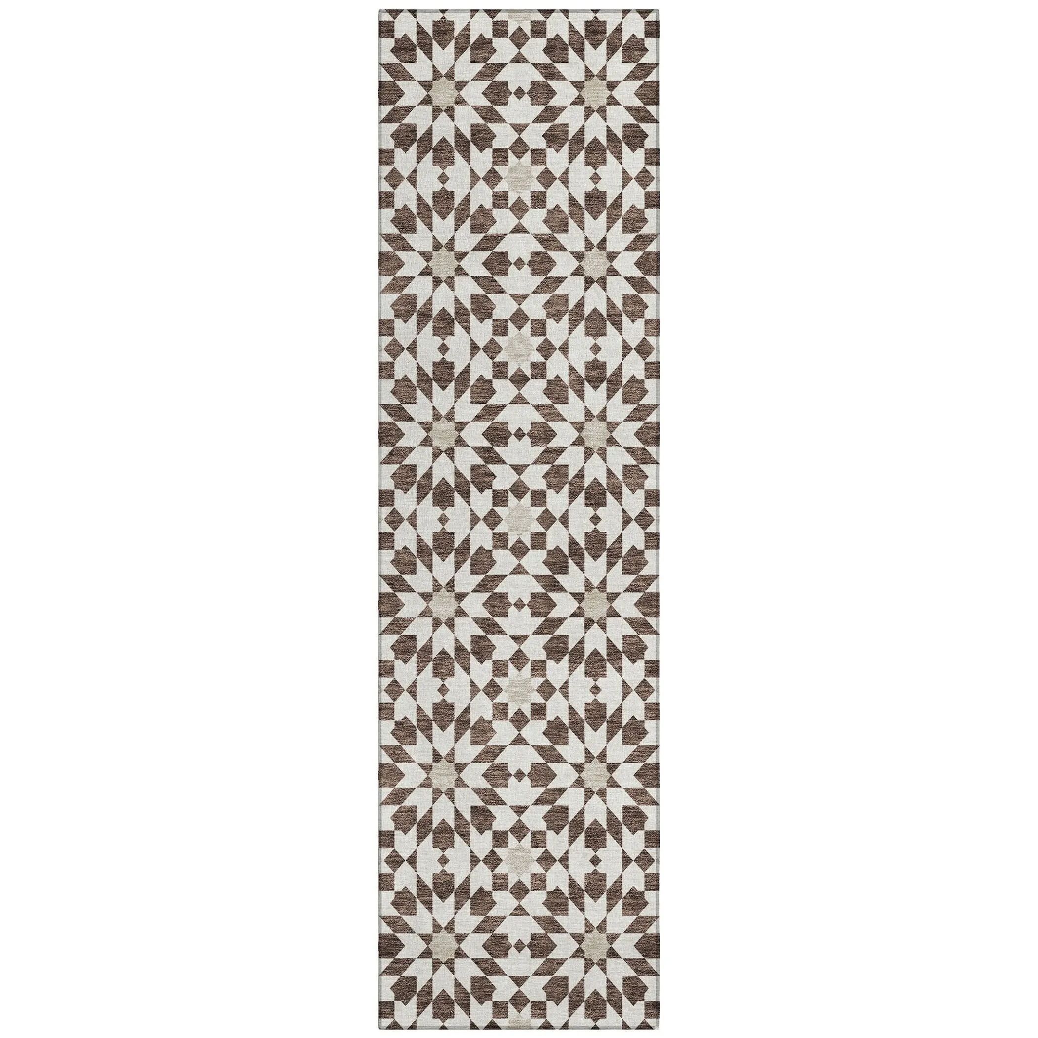 Machine Washable Indoor/ Outdoor Chantille Boho Morrocan Rug