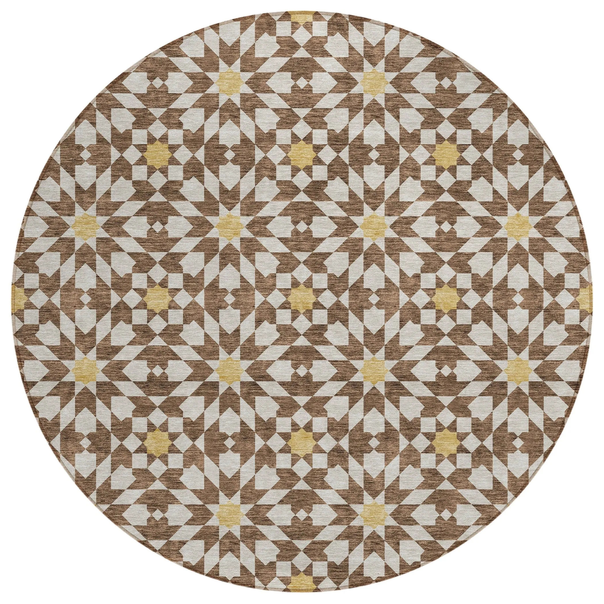 Machine Washable Indoor/ Outdoor Chantille Boho Morrocan Rug
