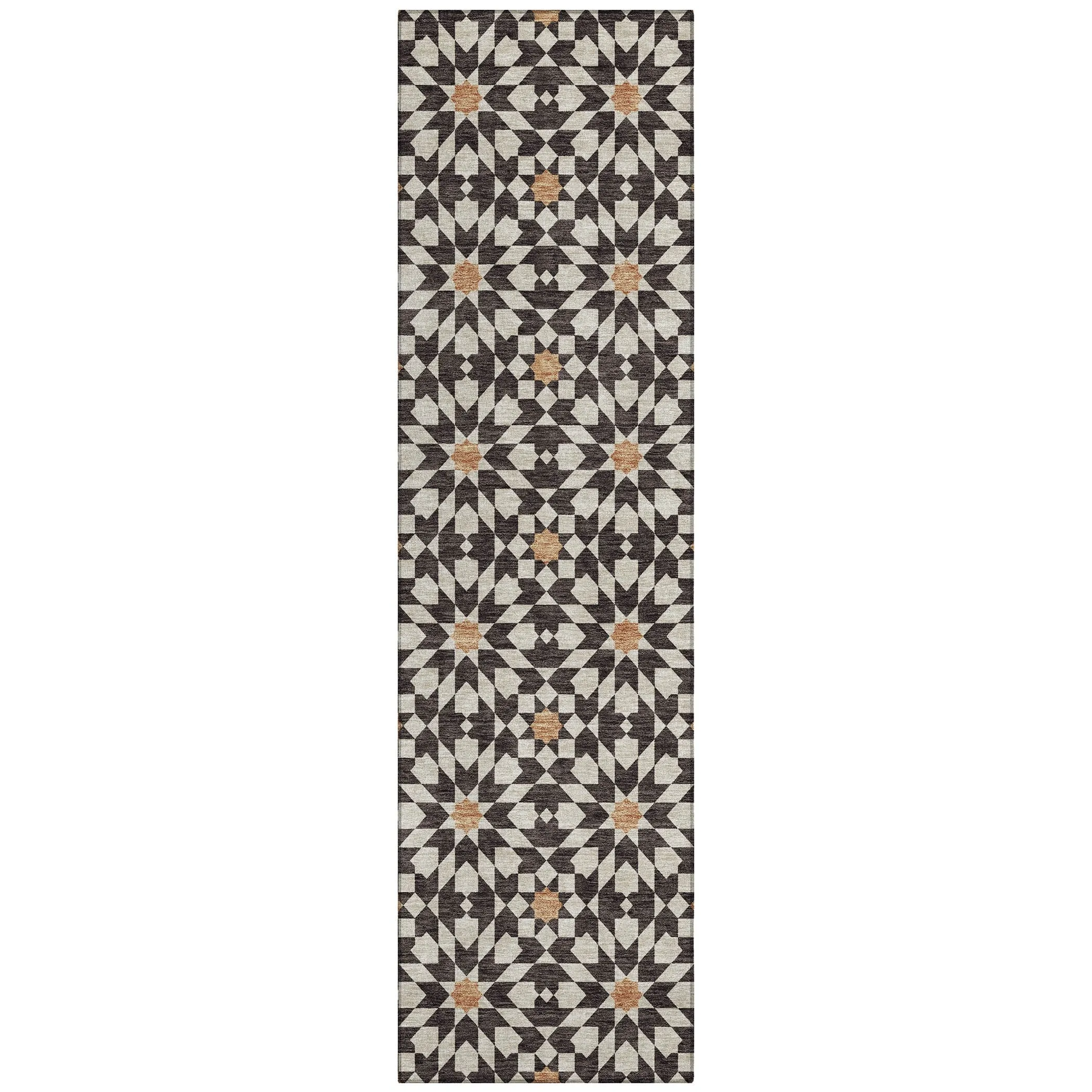 Machine Washable Indoor/ Outdoor Chantille Boho Morrocan Rug