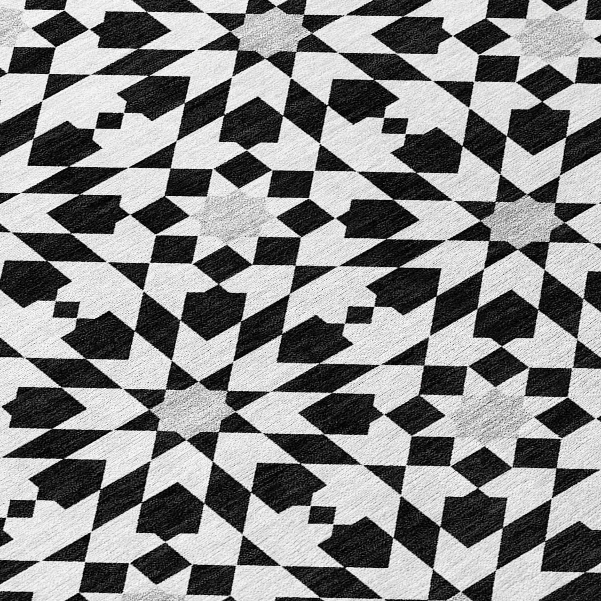 Machine Washable Indoor/ Outdoor Chantille Boho Morrocan Rug