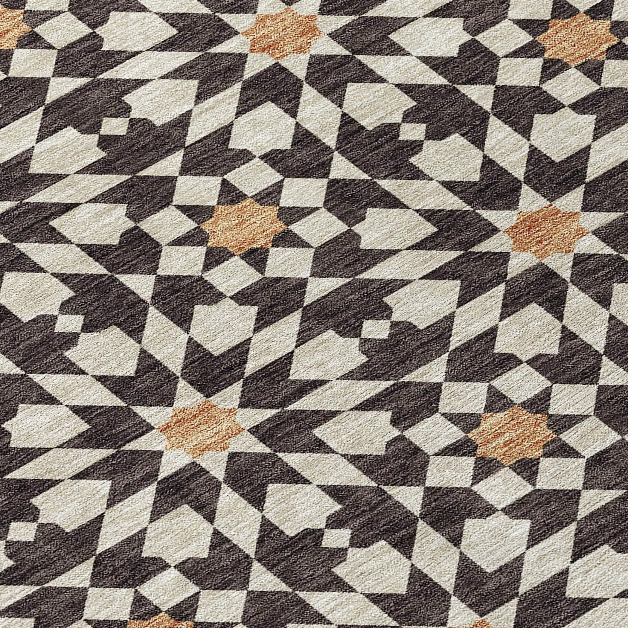 Machine Washable Indoor/ Outdoor Chantille Boho Morrocan Rug