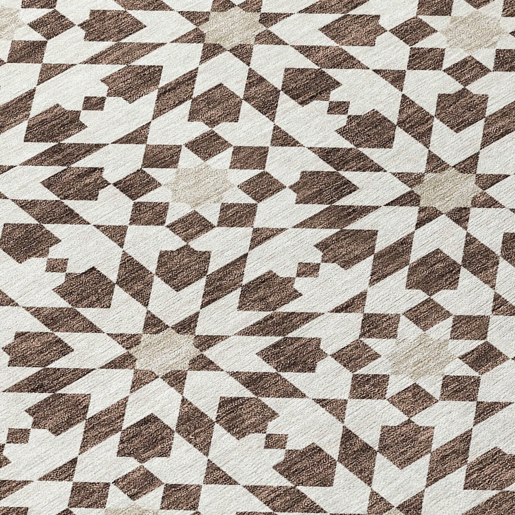 Machine Washable Indoor/ Outdoor Chantille Boho Morrocan Rug