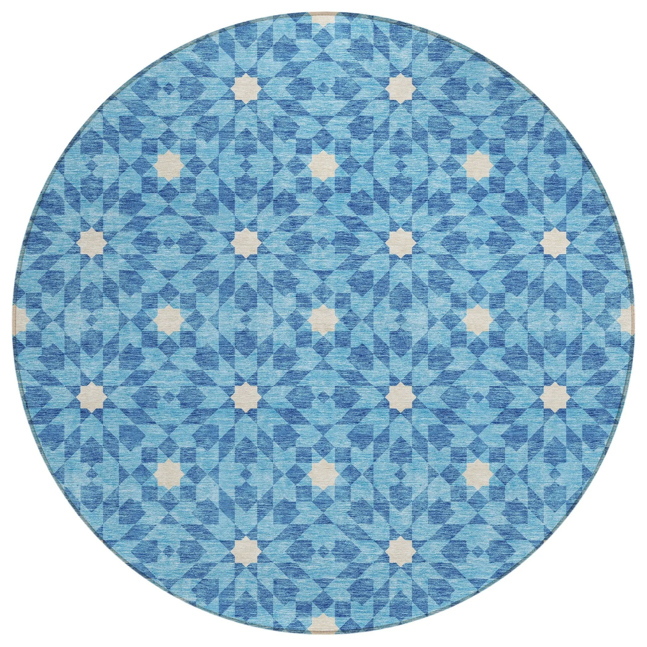 Machine Washable Indoor/ Outdoor Chantille Boho Morrocan Rug