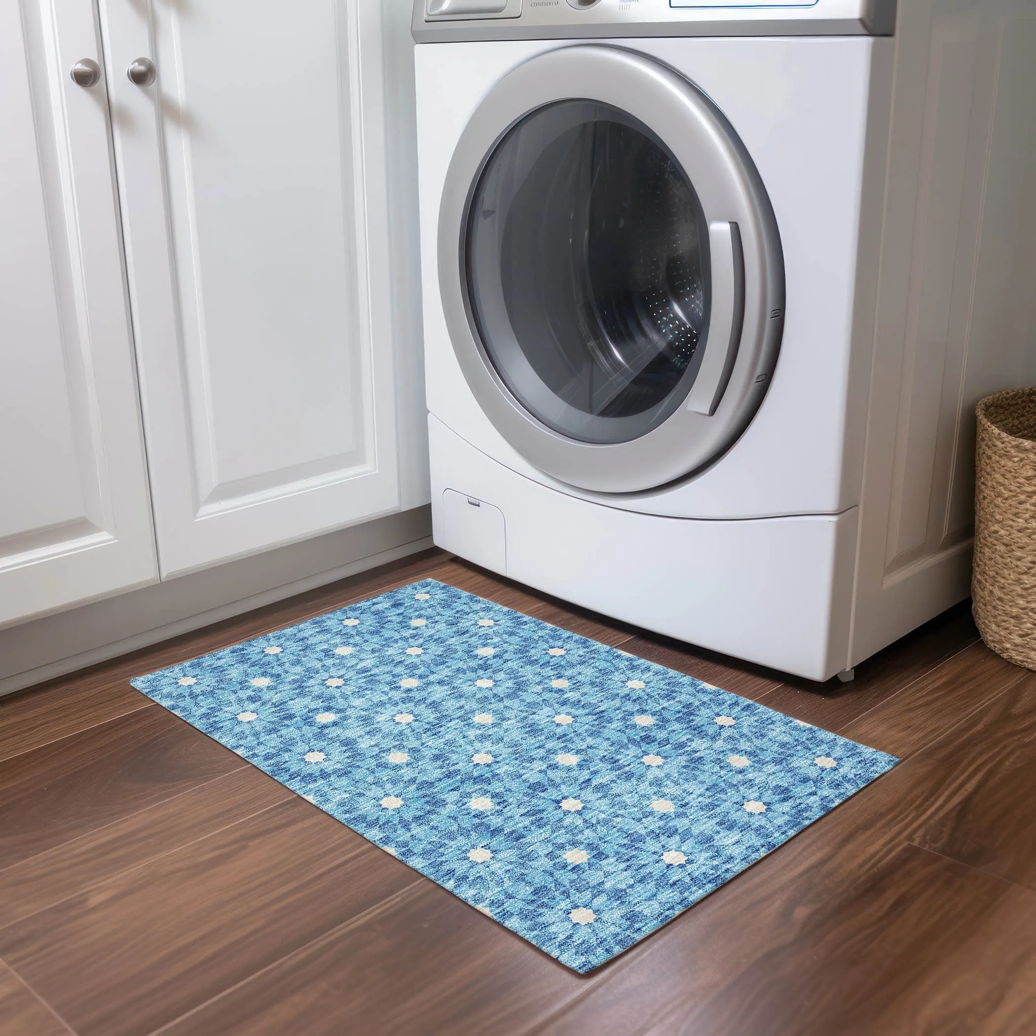 Machine Washable Indoor/ Outdoor Chantille Boho Morrocan Rug
