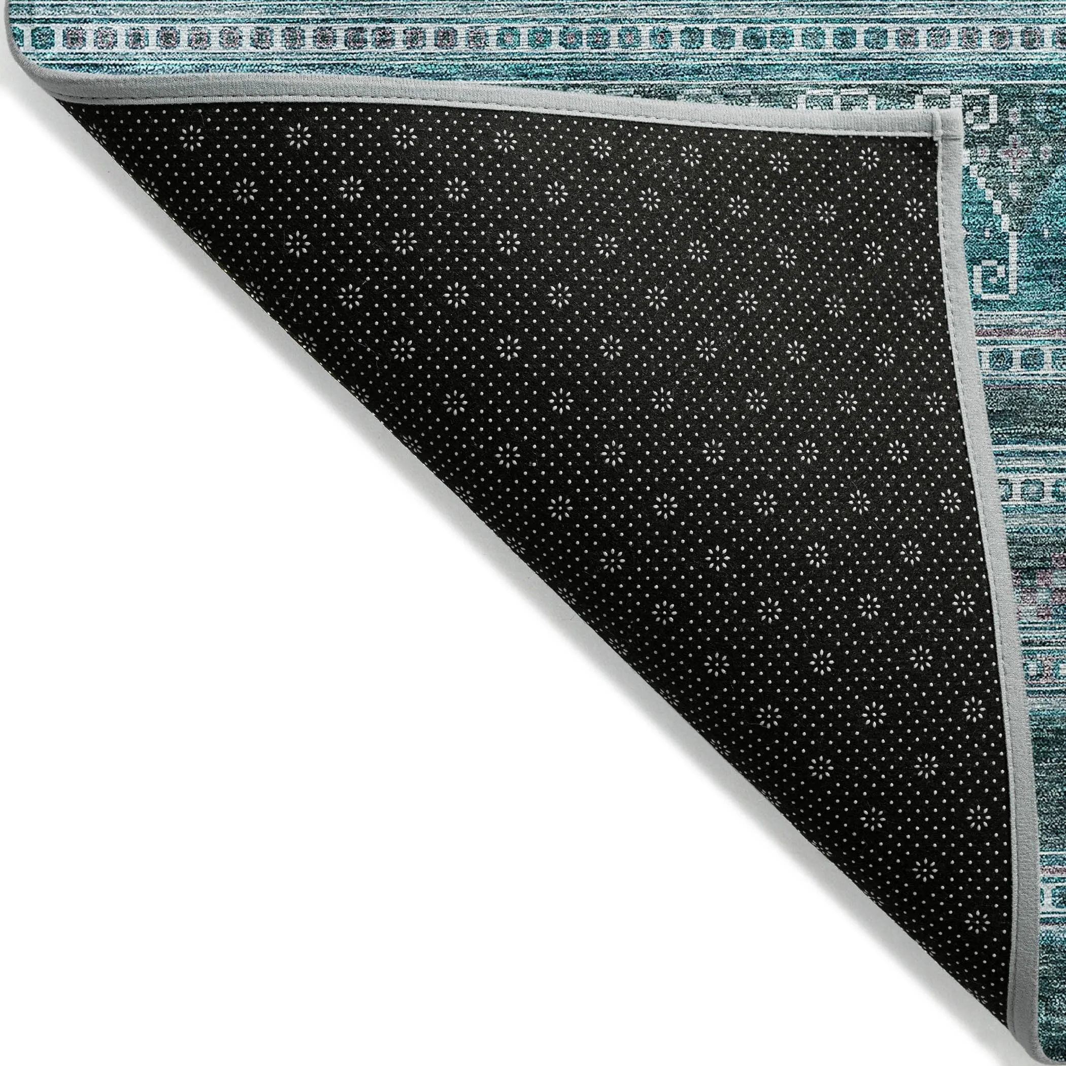 Machine Washable Indoor/ Outdoor Chantille Boho Tribal Rug