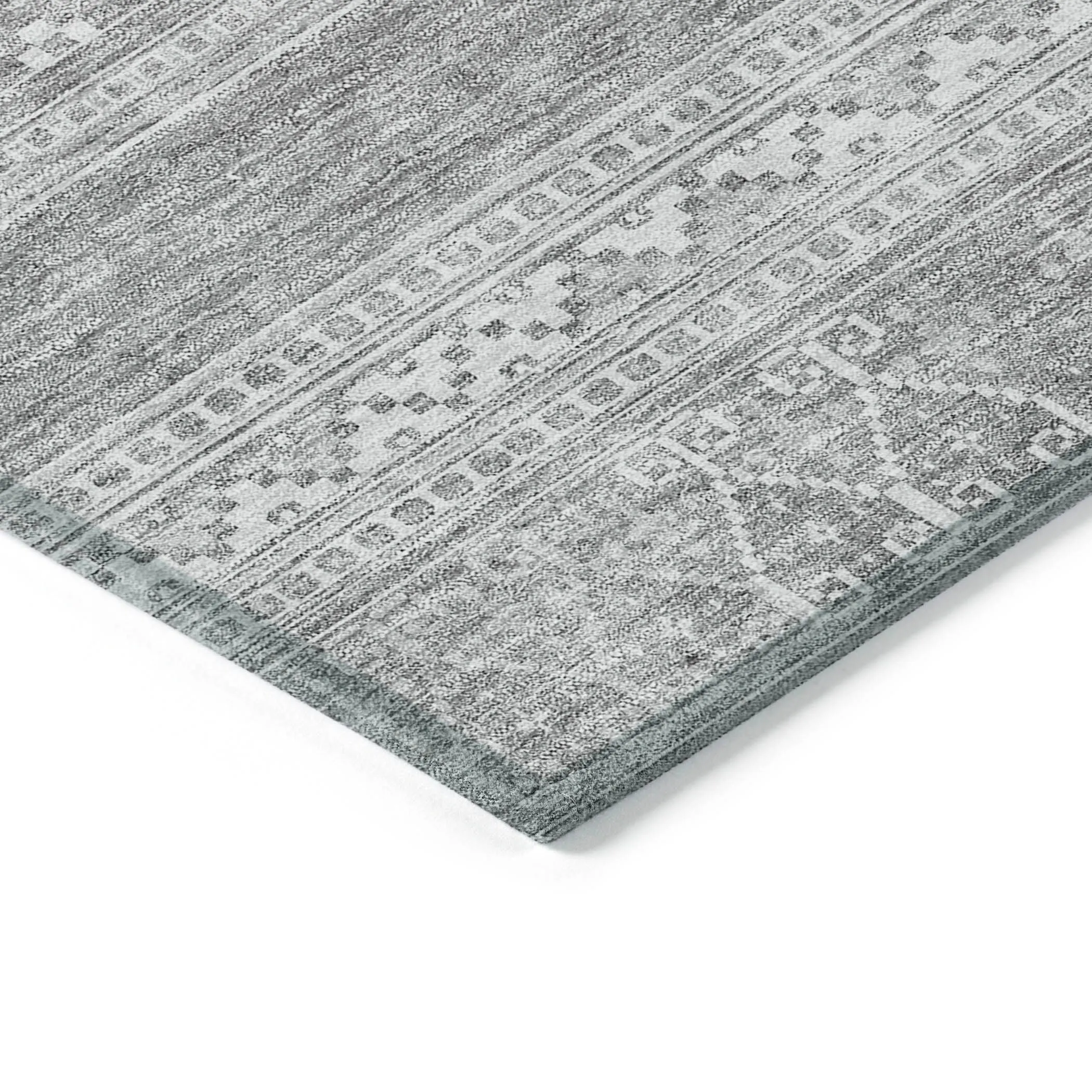 Machine Washable Indoor/ Outdoor Chantille Boho Tribal Rug